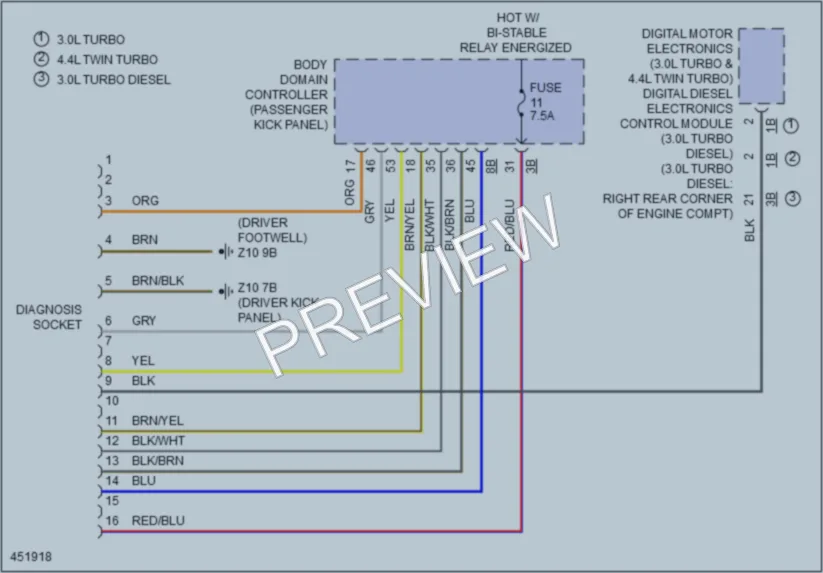 2015 BMW X5 Computer Data Lines wiring diagram preview