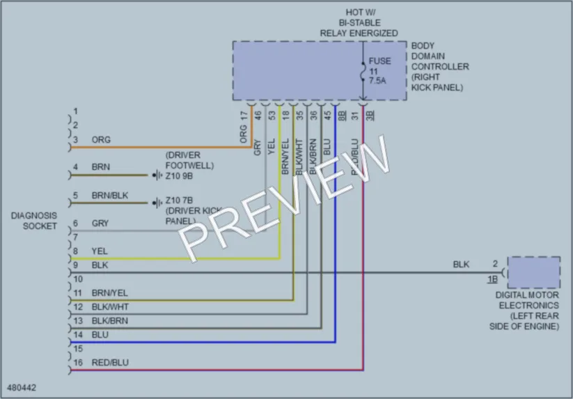 2015 BMW X6 Computer Data Lines wiring diagram preview