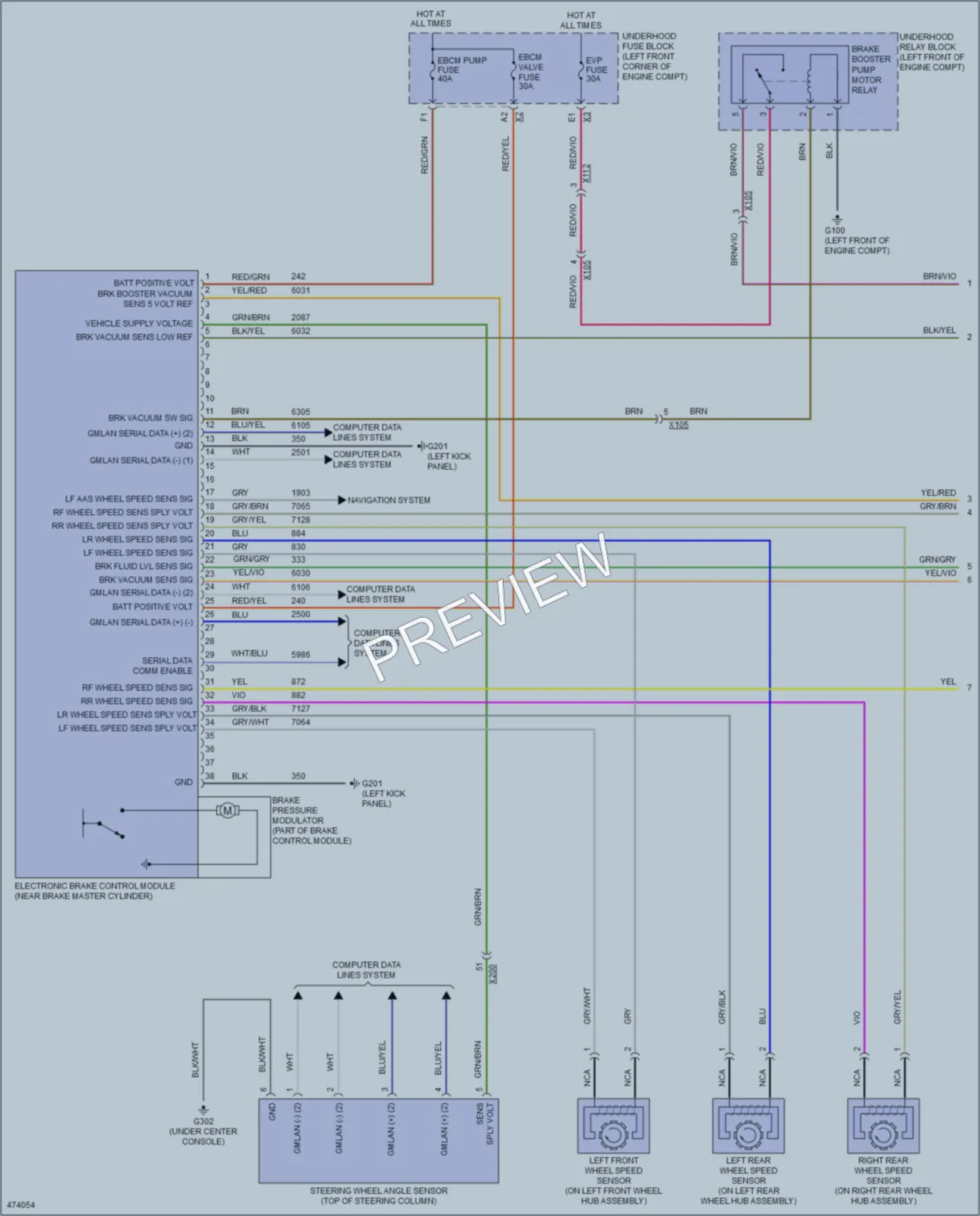 2015 Buick Encore Anti Lock Brakes wiring diagram preview