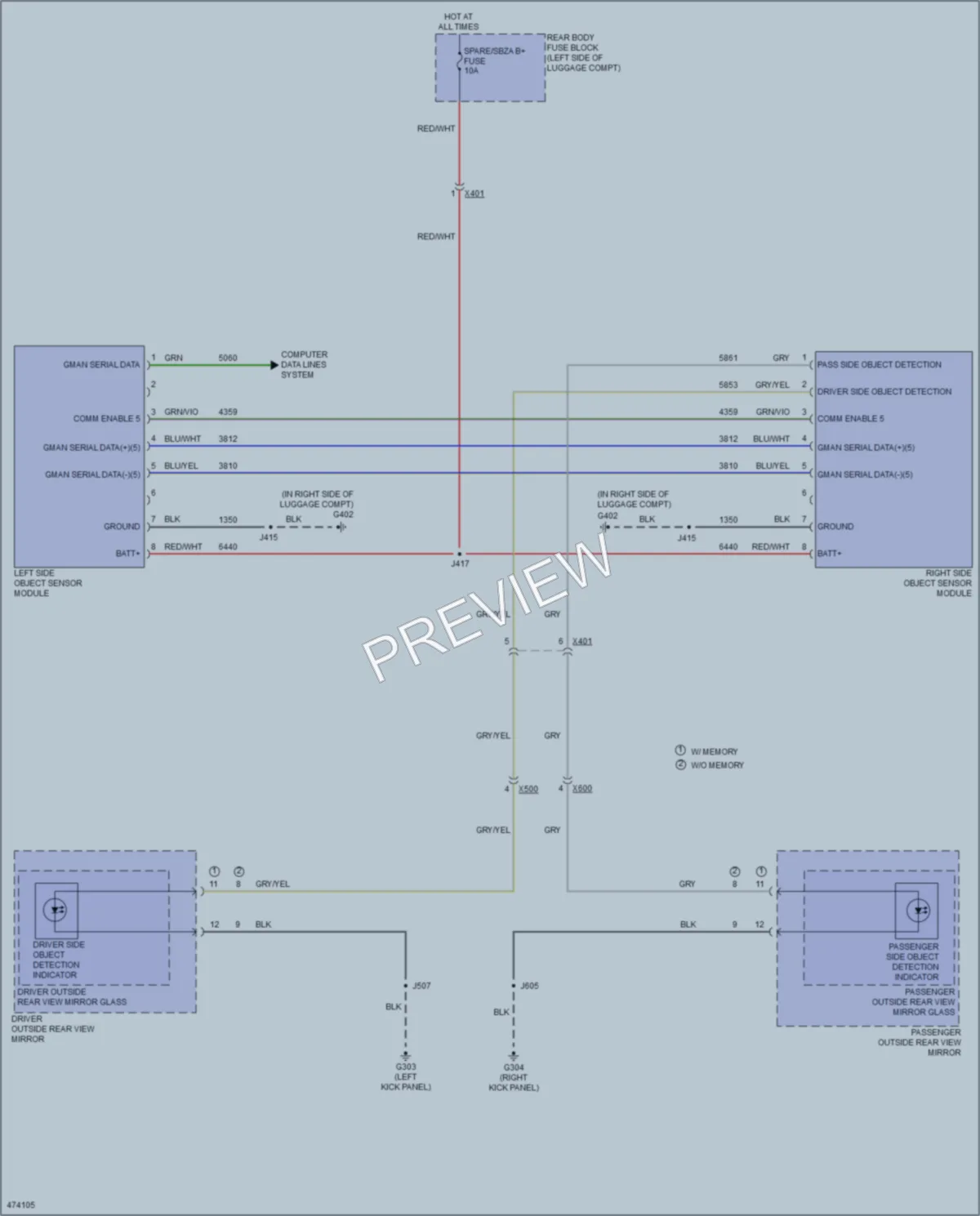2015 Buick Encore Navigation wiring diagram preview