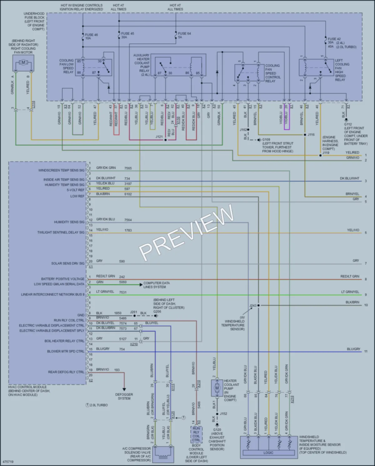 2015 Buick Regal Air Conditioning wiring diagram preview