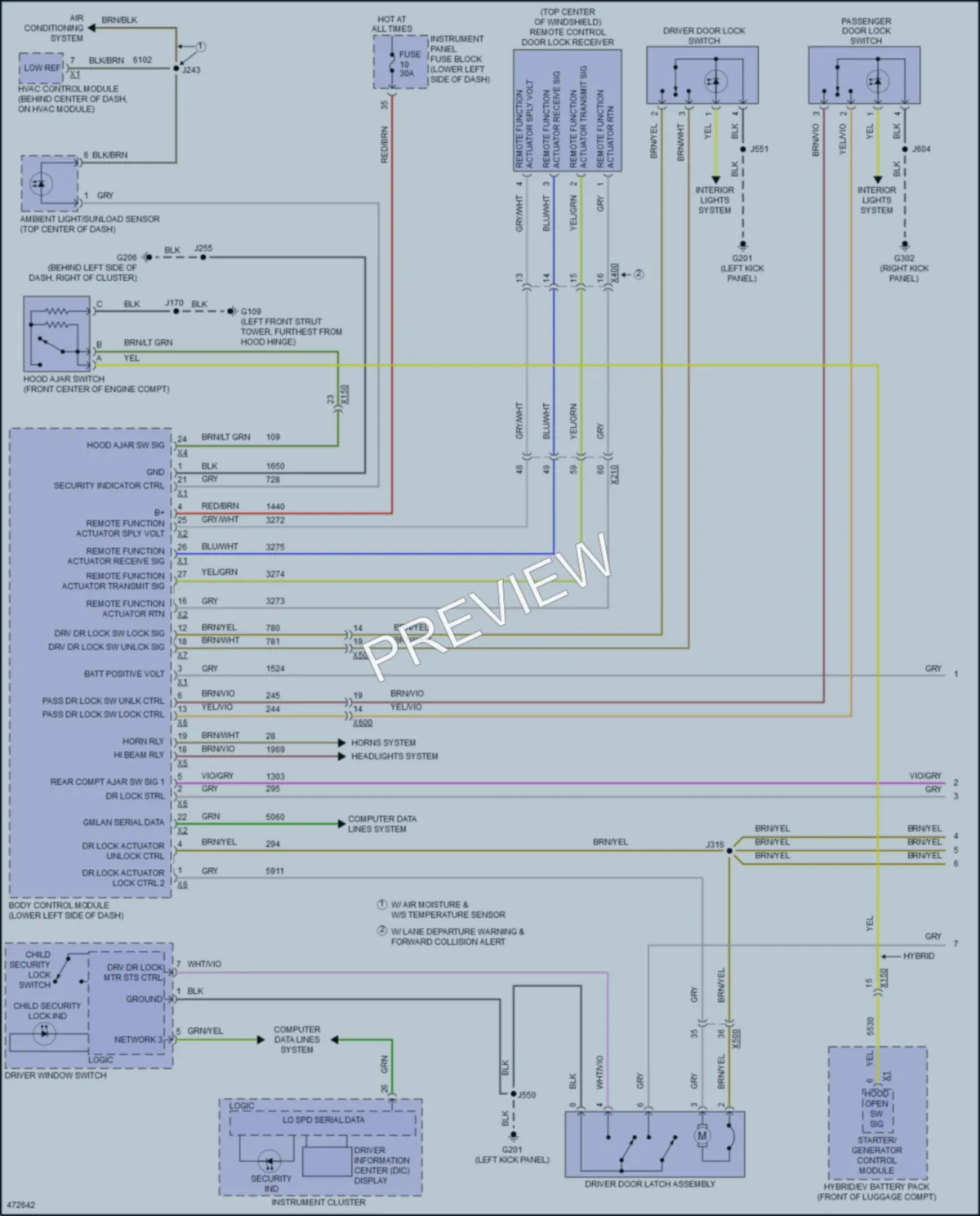 2015 Buick Regal Anti Theft wiring diagram preview