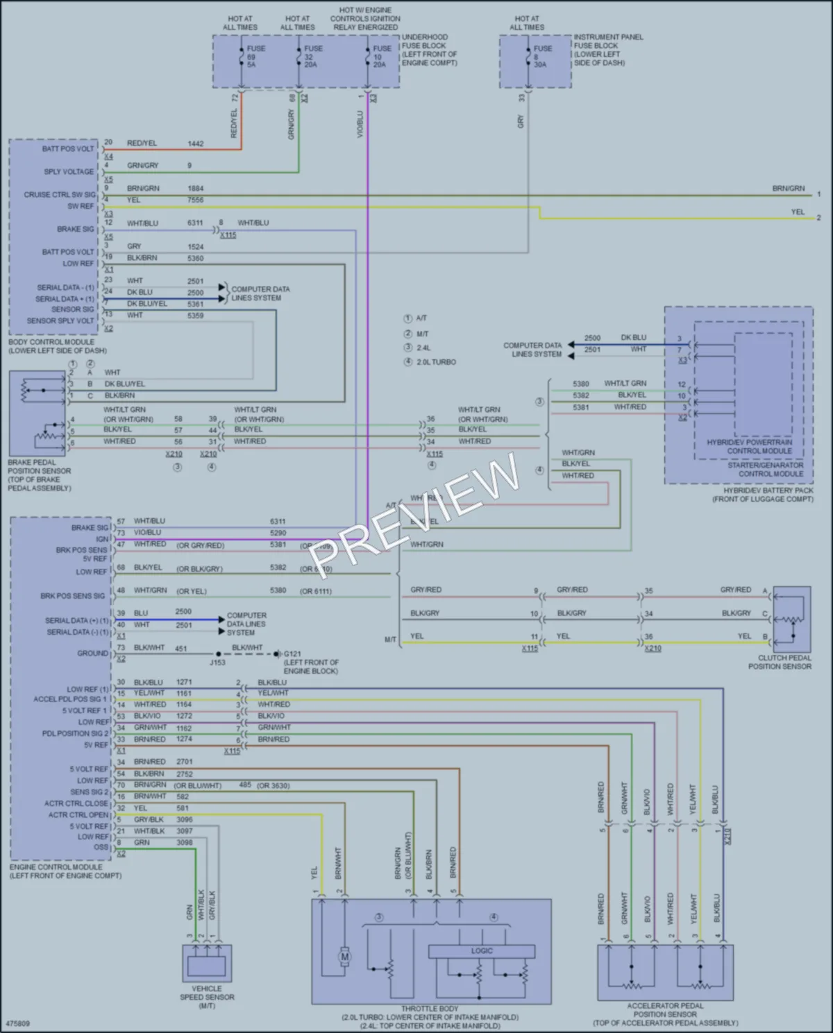 2015 Buick Regal Cruise Control wiring diagram preview