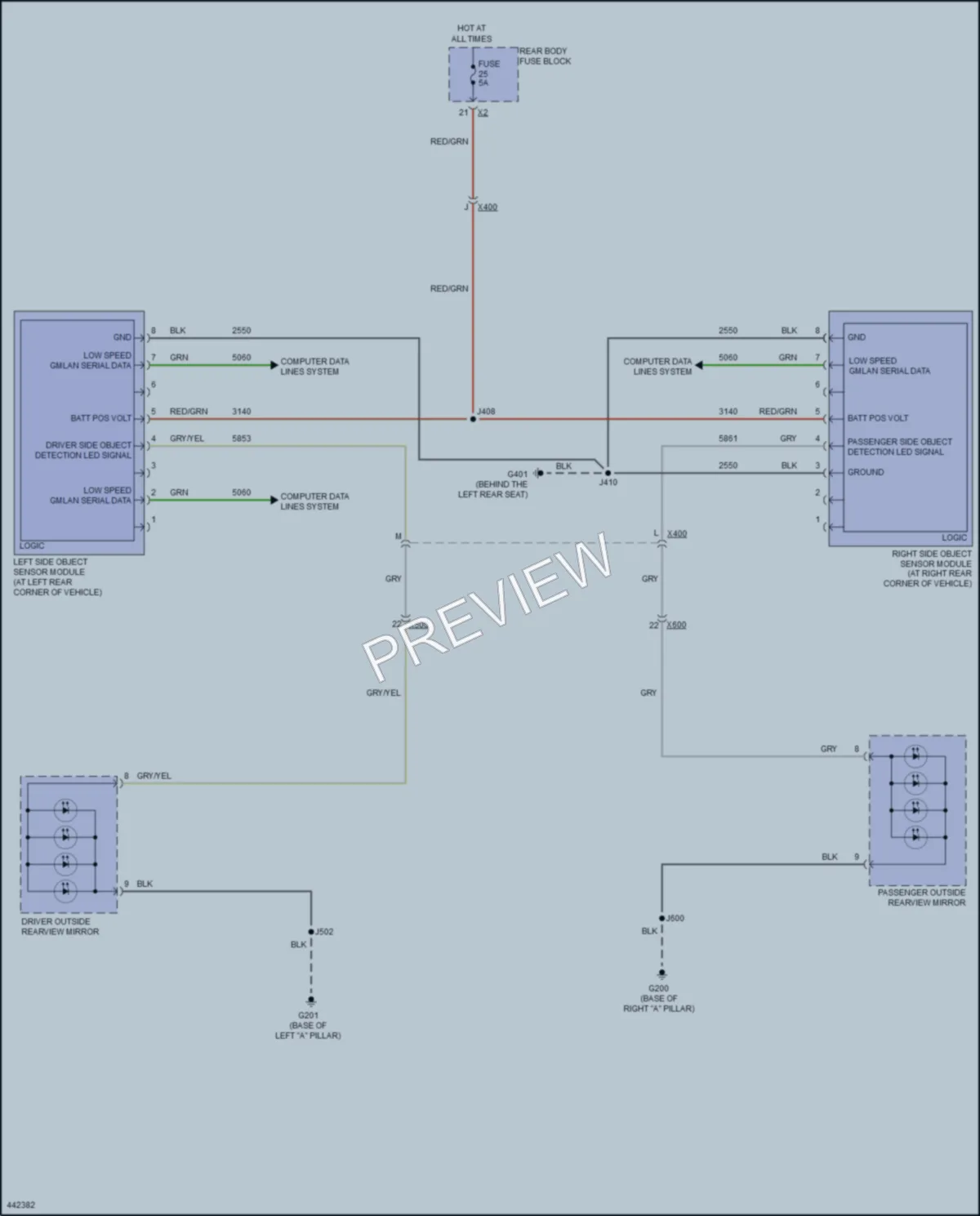 2015 Buick Verano Navigation wiring diagram preview