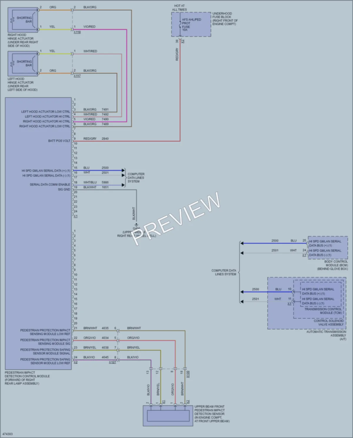 2015 Cadillac ATS Active Bodyworks wiring diagram preview