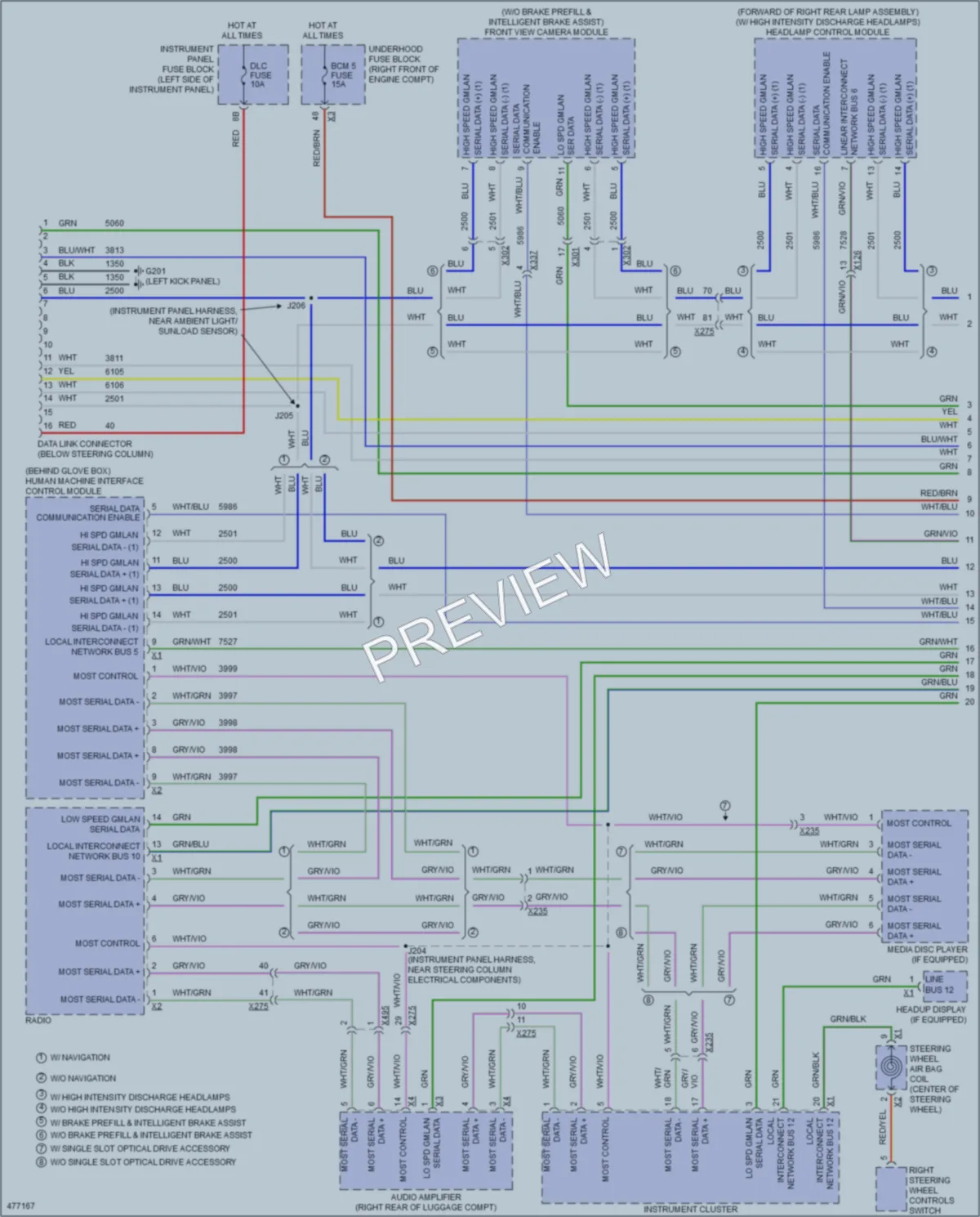 2015 Cadillac ATS Computer Data Lines wiring diagram preview