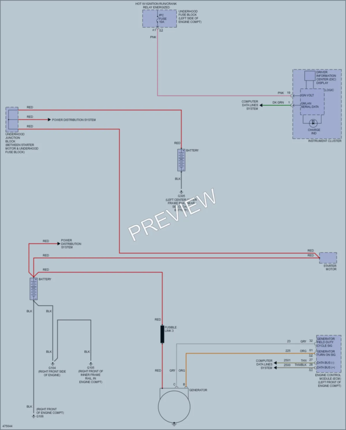 2015 Chevrolet 3500Express Starting Charging wiring diagram preview