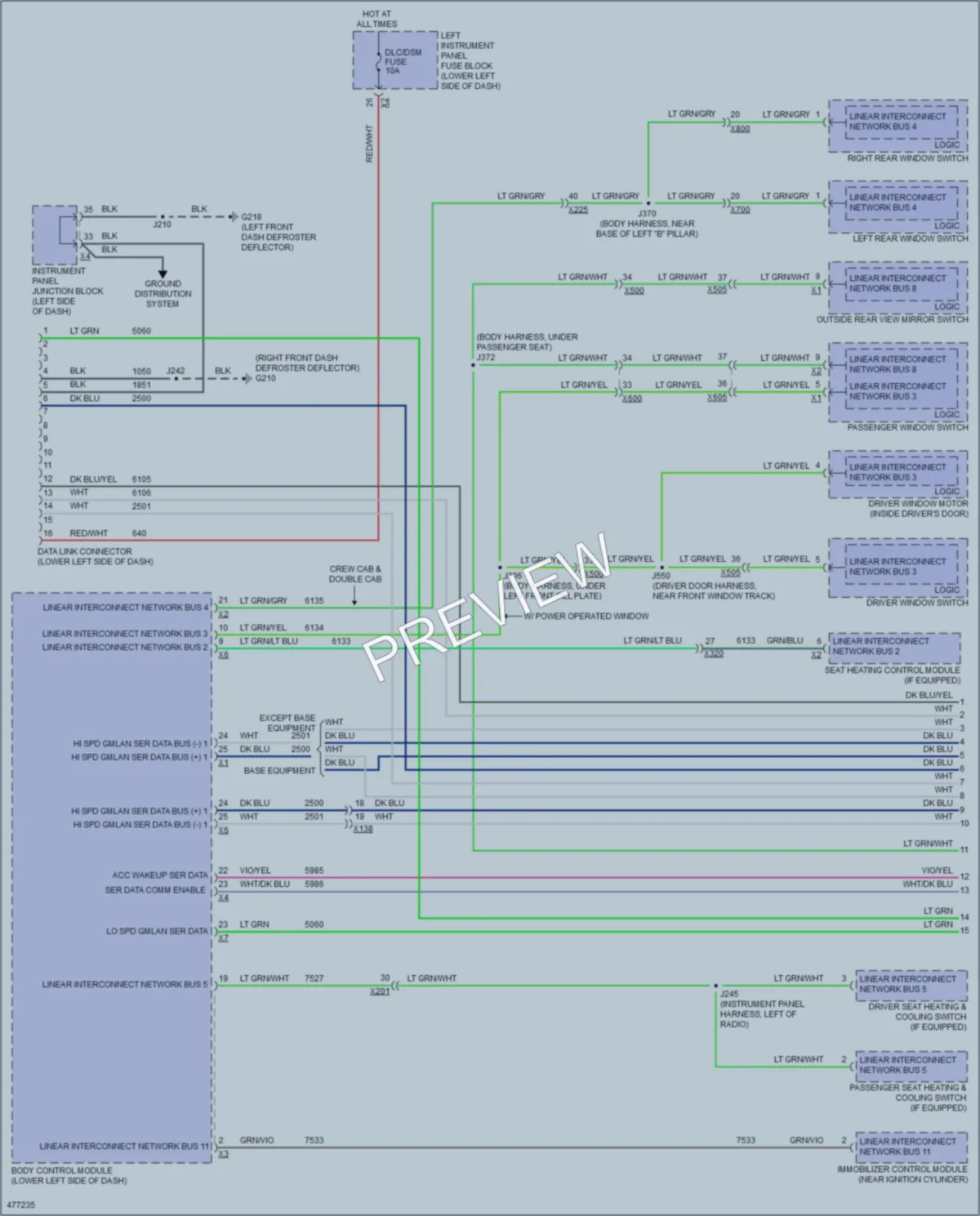 2015 Chevrolet 3500HDSilverado Computer Data Lines wiring diagram preview