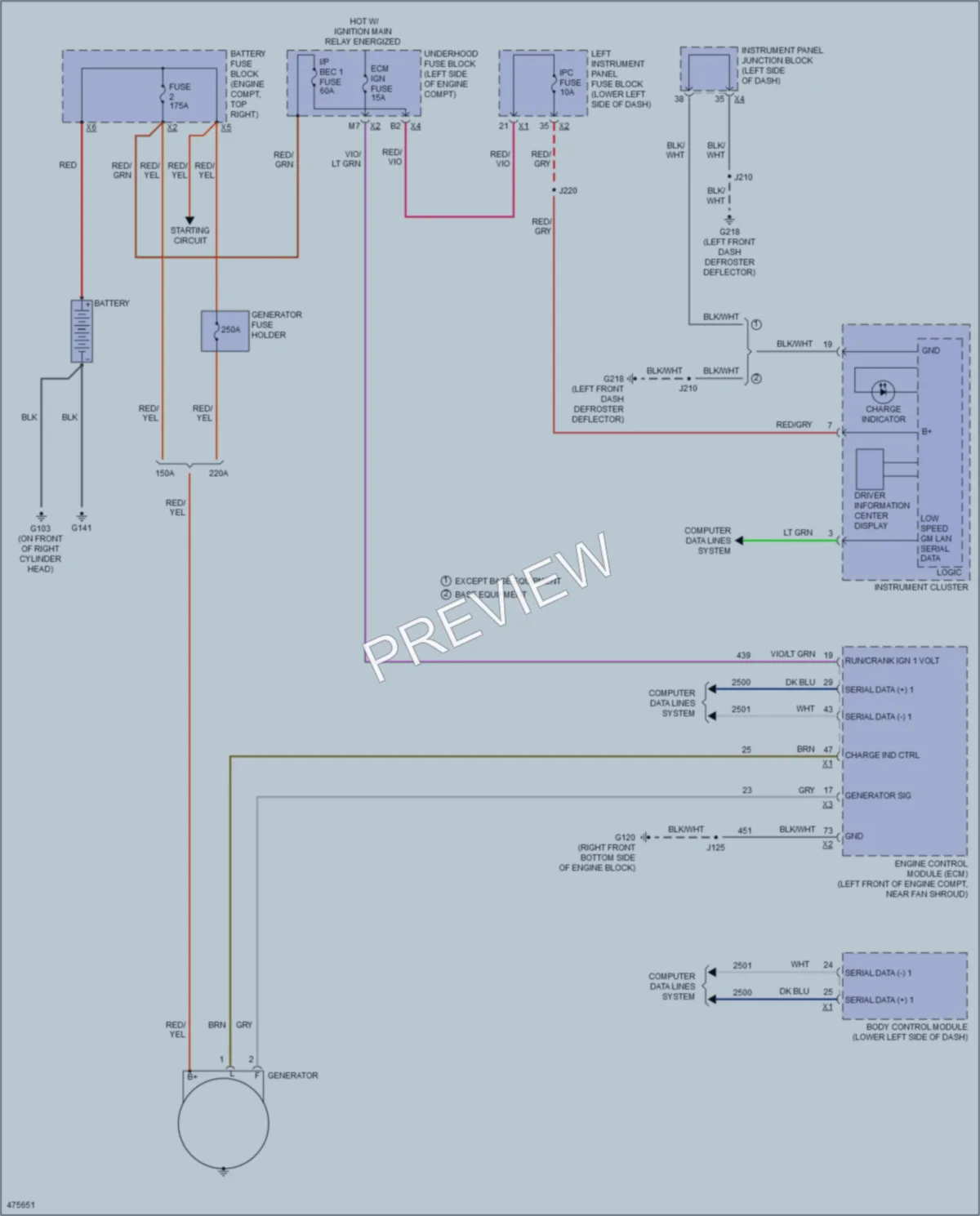 2015 Chevrolet 3500HDSilverado Starting Charging wiring diagram preview