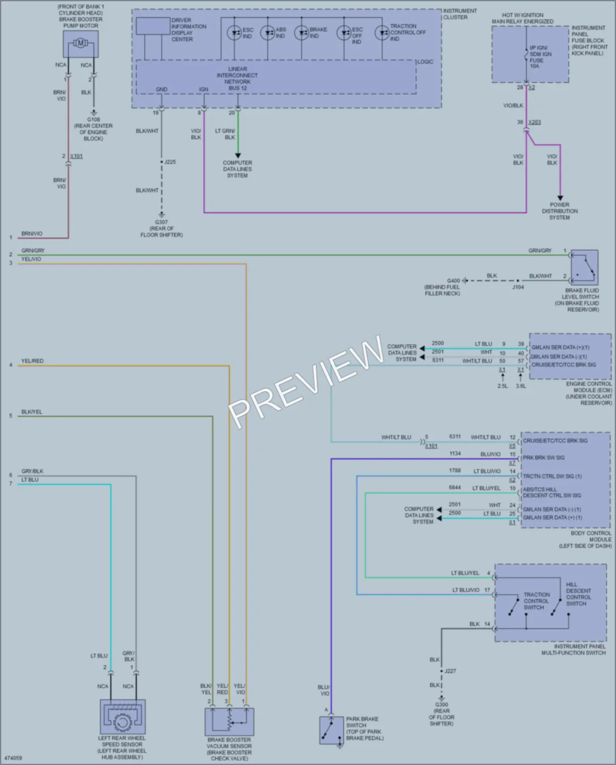 2015 Chevrolet Colorado Anti Lock Brakes wiring diagram preview