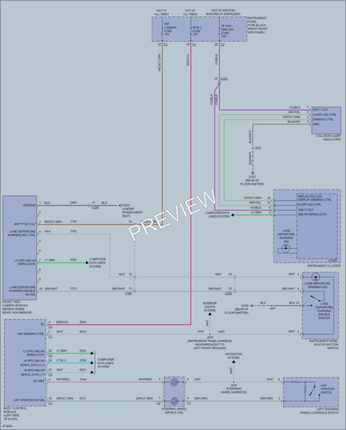 2015 Chevrolet Colorado Navigation wiring diagram preview