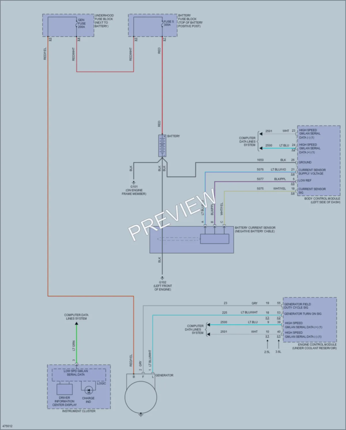 2015 Chevrolet Colorado Starting Charging wiring diagram preview