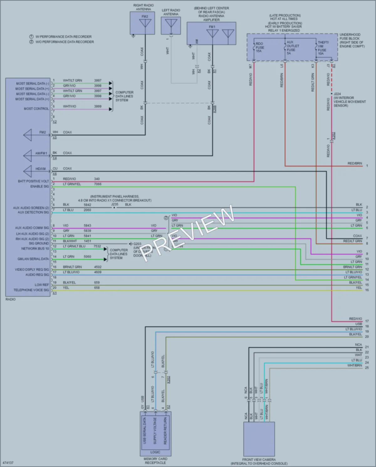 2015 Chevrolet CorvetteStingray Navigation wiring diagram preview