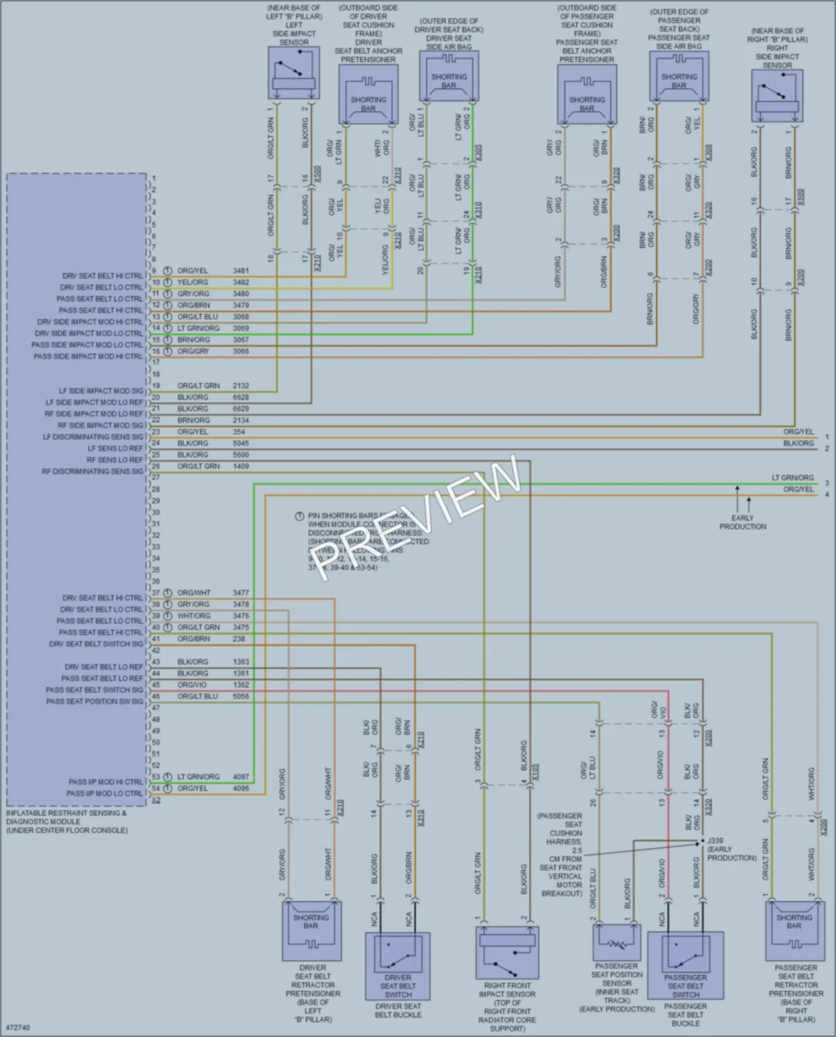2015 Chevrolet CorvetteZ06 Supplemental Restraints wiring diagram preview