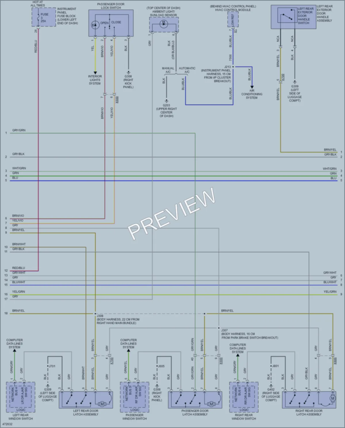 2015 Chevrolet Cruze Anti Theft wiring diagram preview