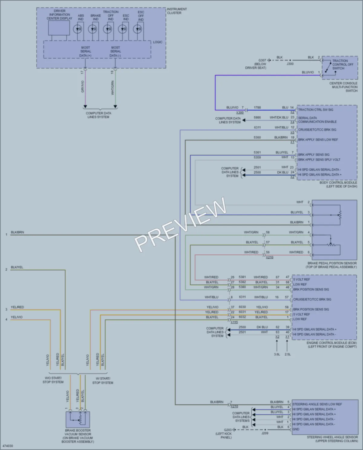 2015 Chevrolet Impala Anti Lock Brakes wiring diagram preview