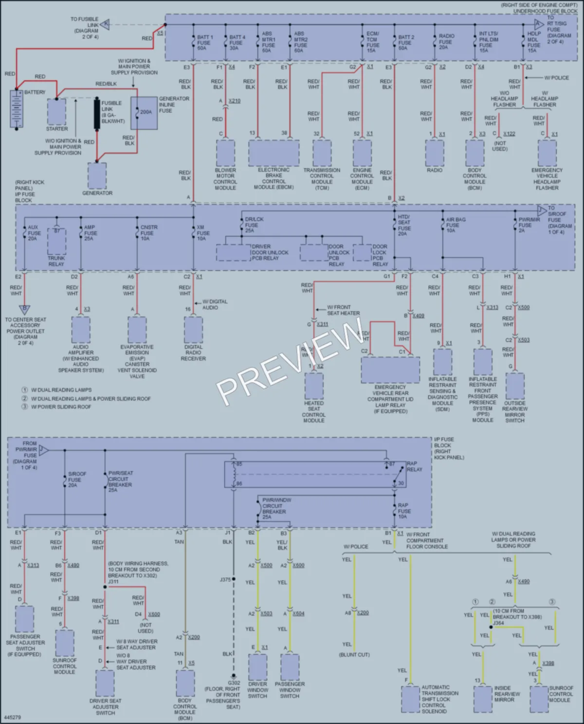 2015 Chevrolet ImpalaLimited Power Distribution wiring diagram preview