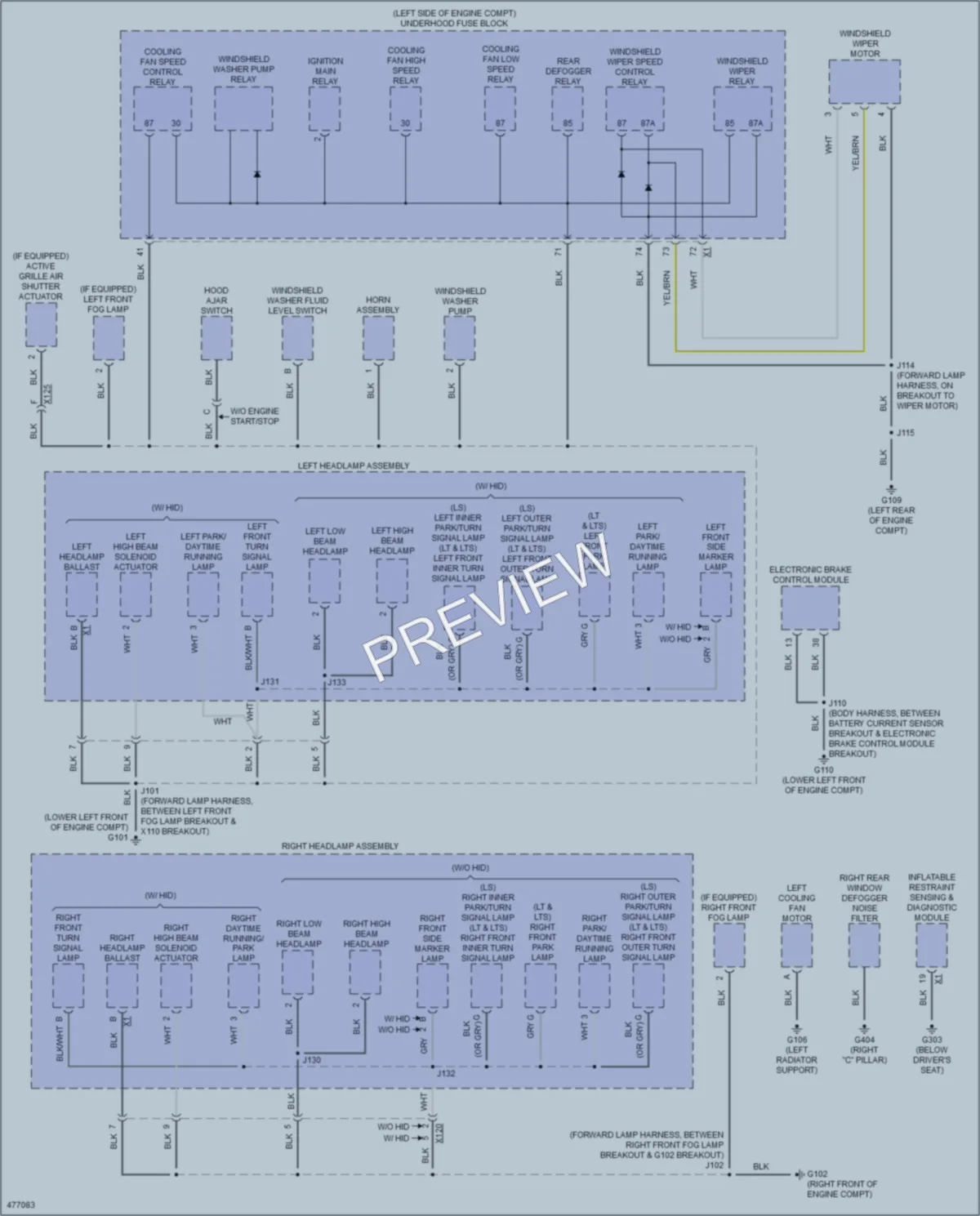 2015 Chevrolet Malibu Ground Distribution wiring diagram preview