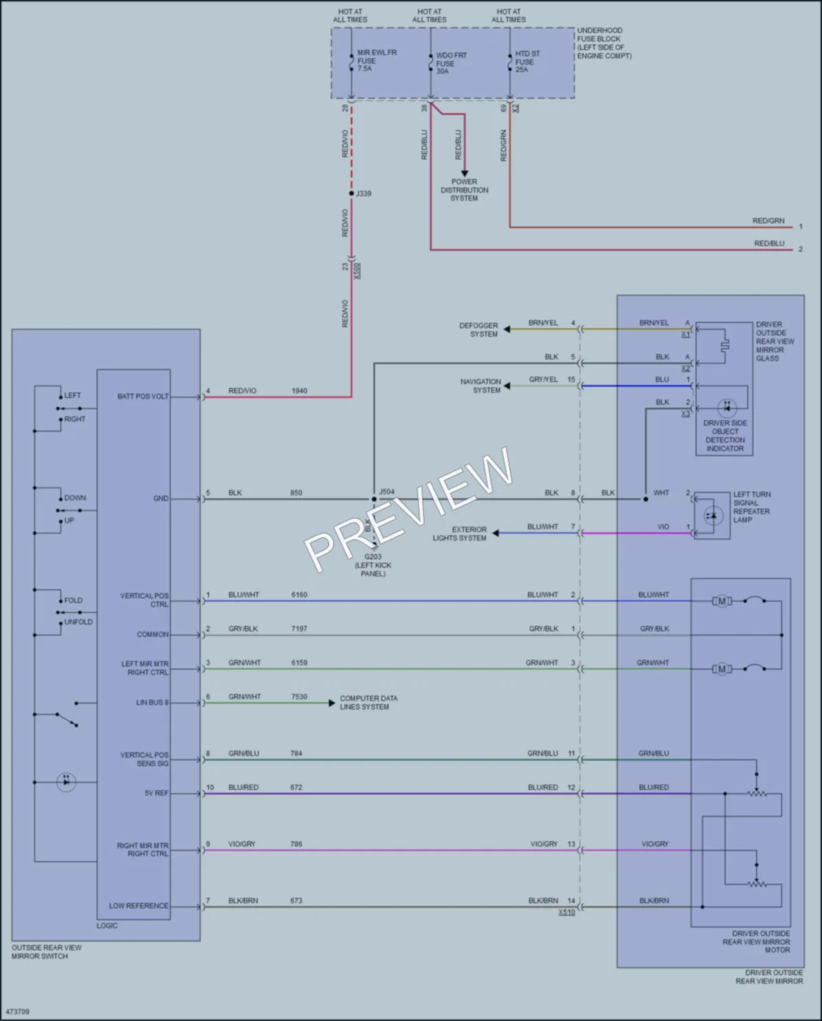2015 Chevrolet Malibu Memory Systems wiring diagram preview