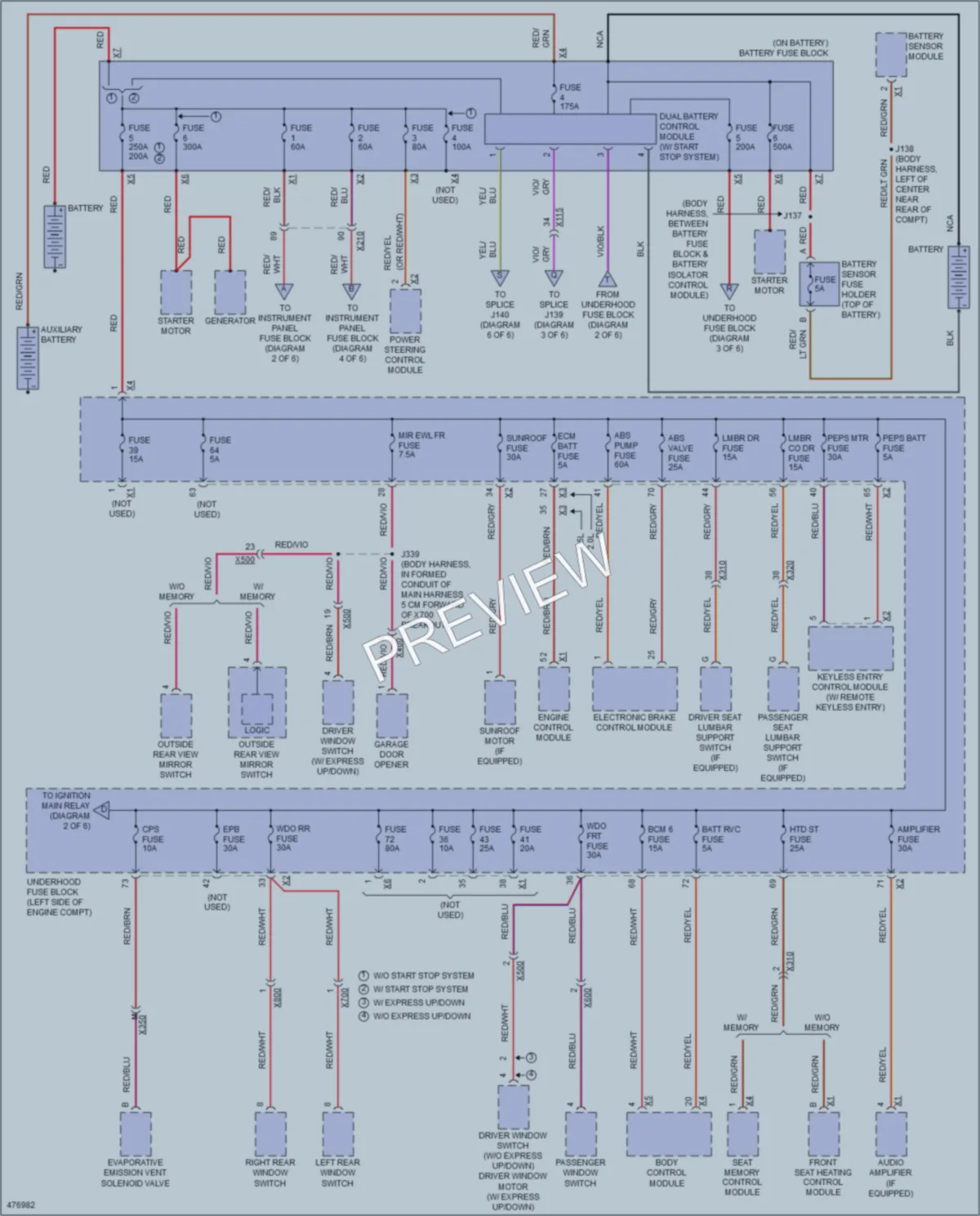 2015 Chevrolet Malibu Power Distribution wiring diagram preview