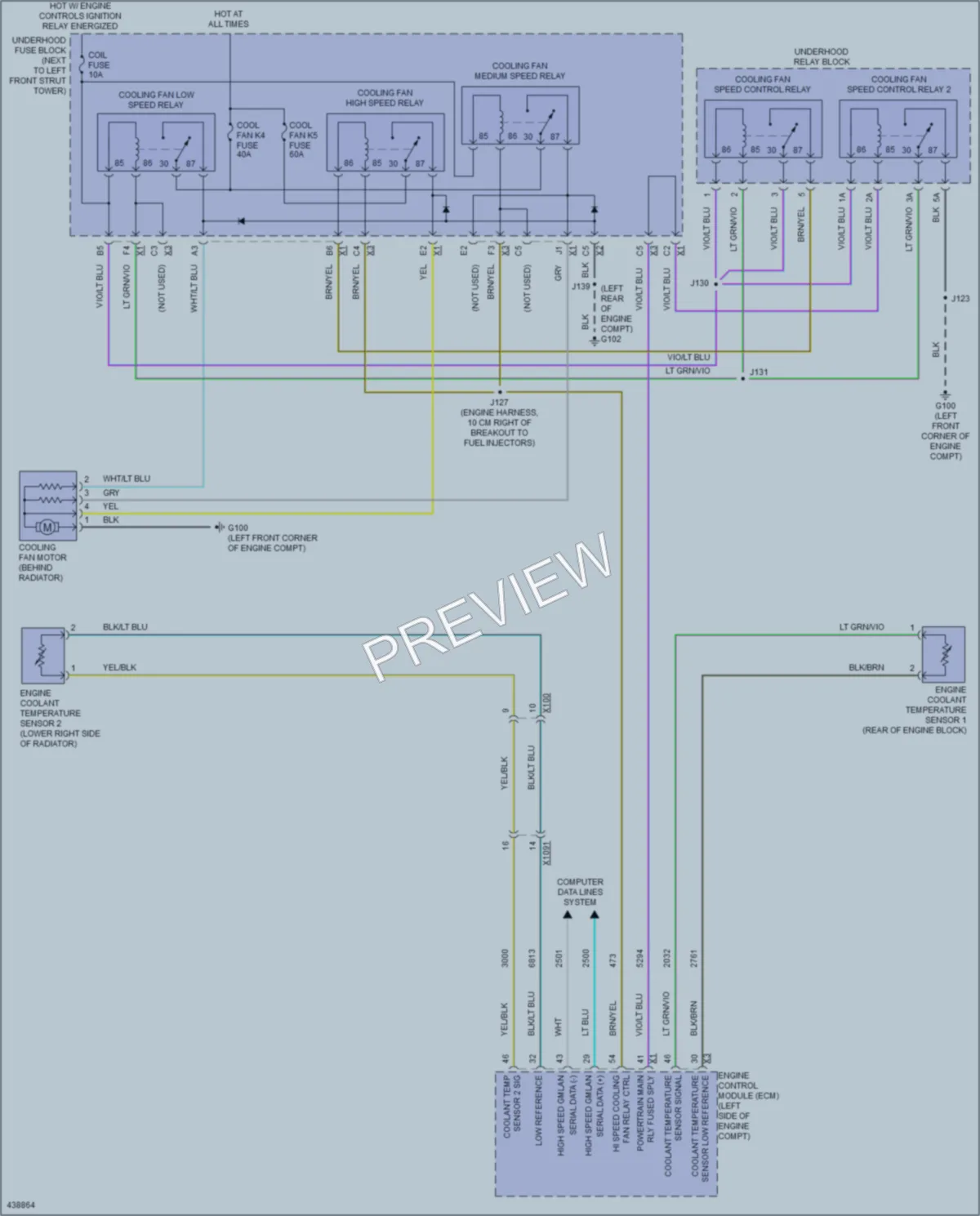 2015 Chevrolet Sonic Cooling Fan wiring diagram preview