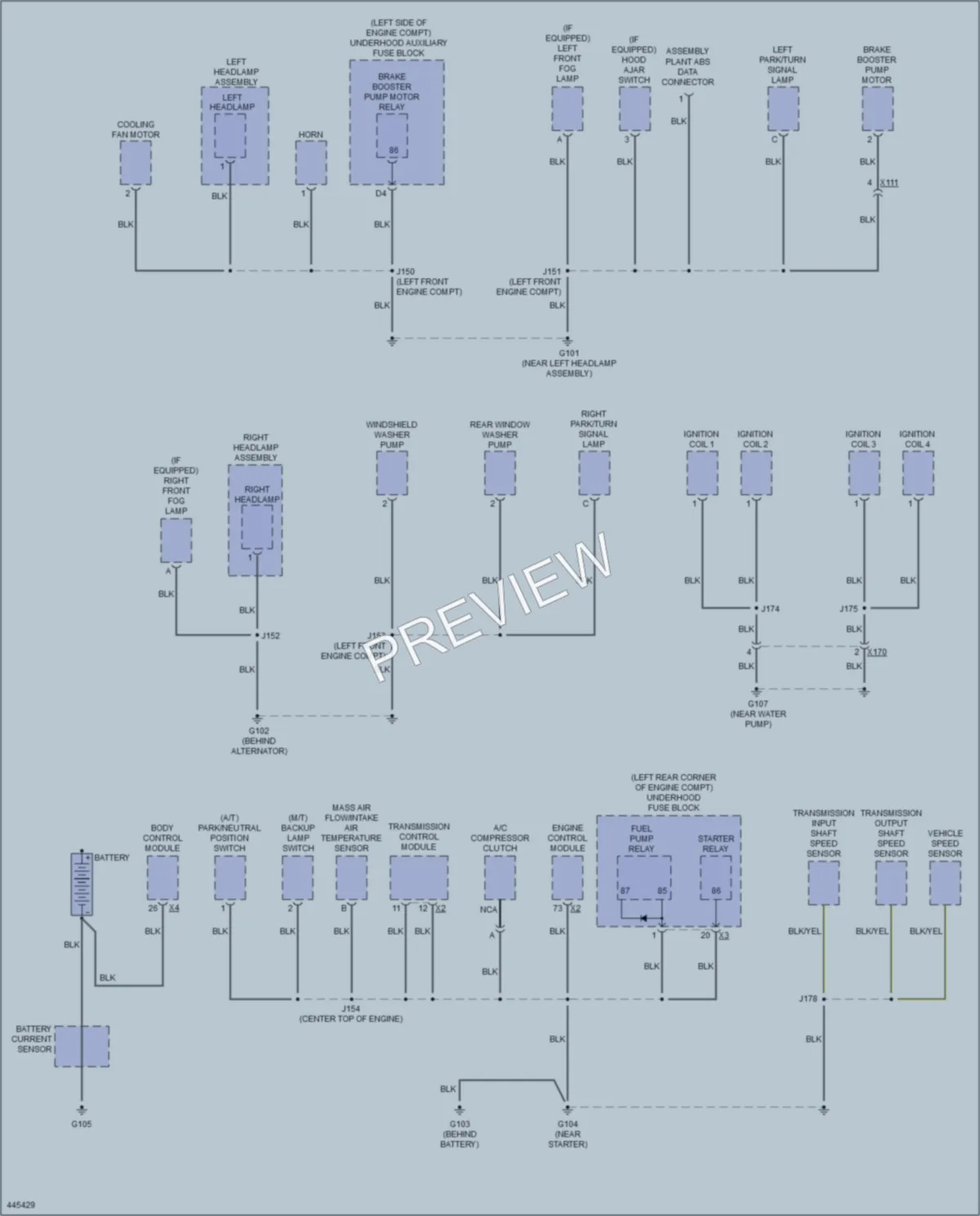 2015 Chevrolet Spark Ground Distribution wiring diagram preview