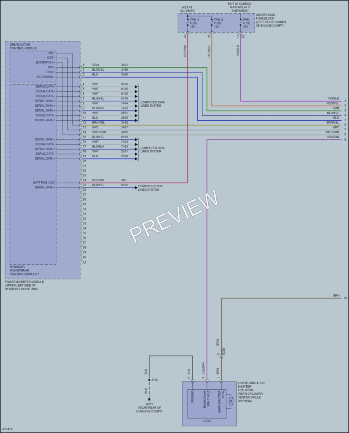 2015 Chevrolet SparkEV Engine Performance wiring diagram preview