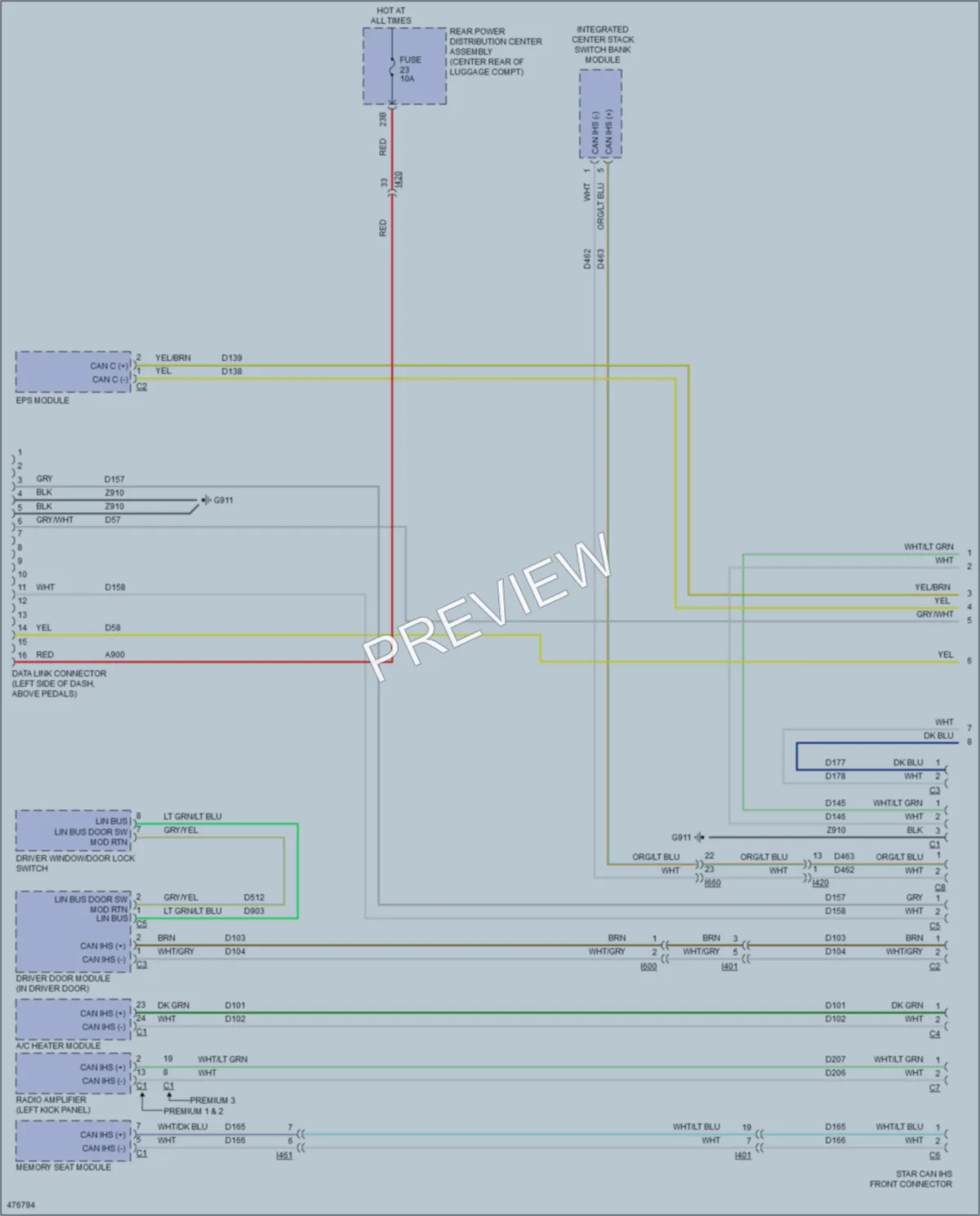 2015 Dodge Challenger Computer Data Lines wiring diagram preview