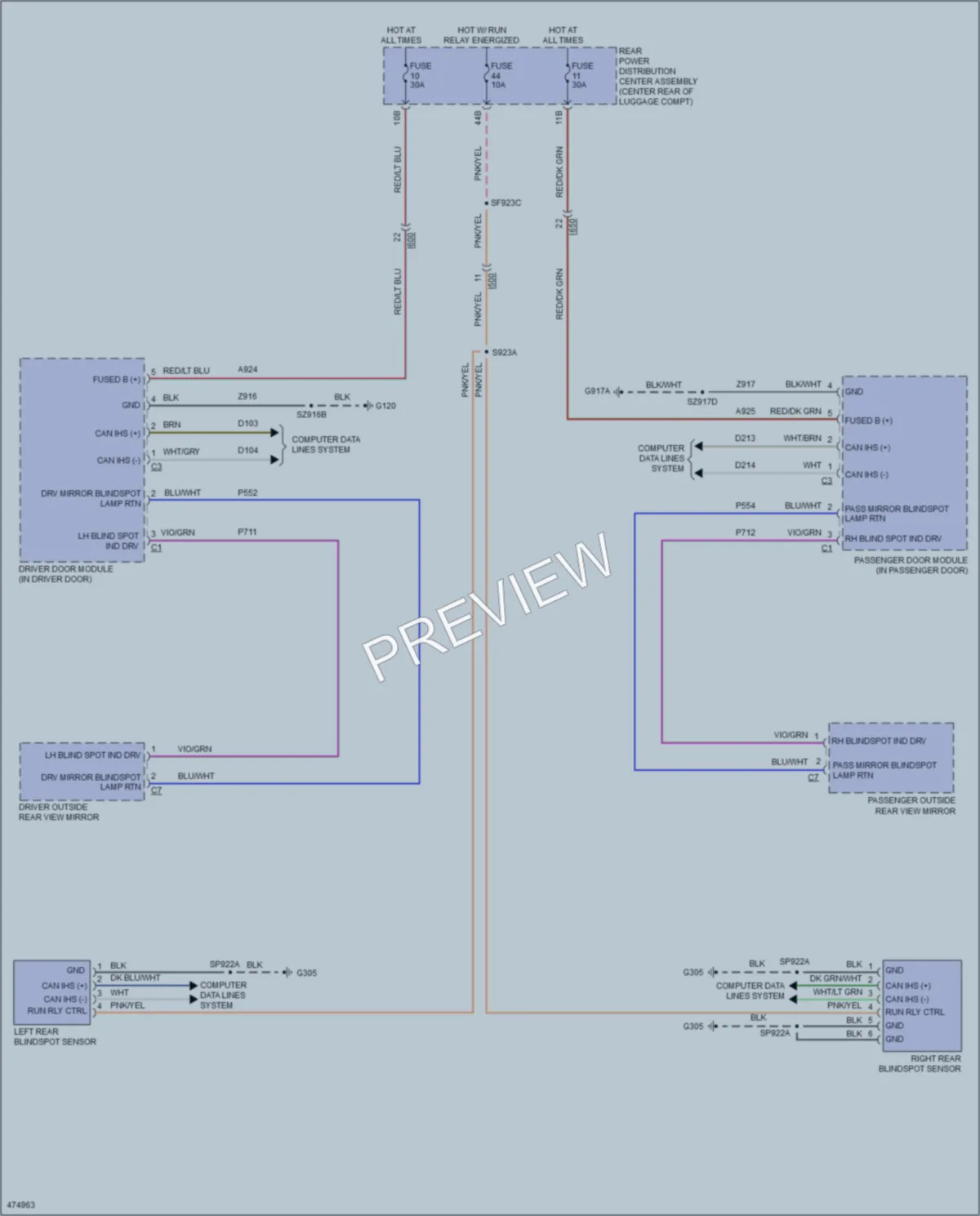 2015 Dodge Challenger Navigation wiring diagram preview