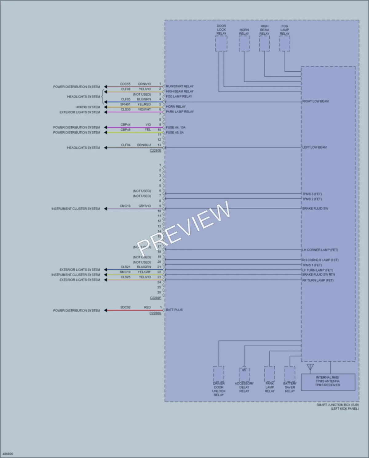 2015 Ford E450Econoline Body Control Modules wiring diagram preview