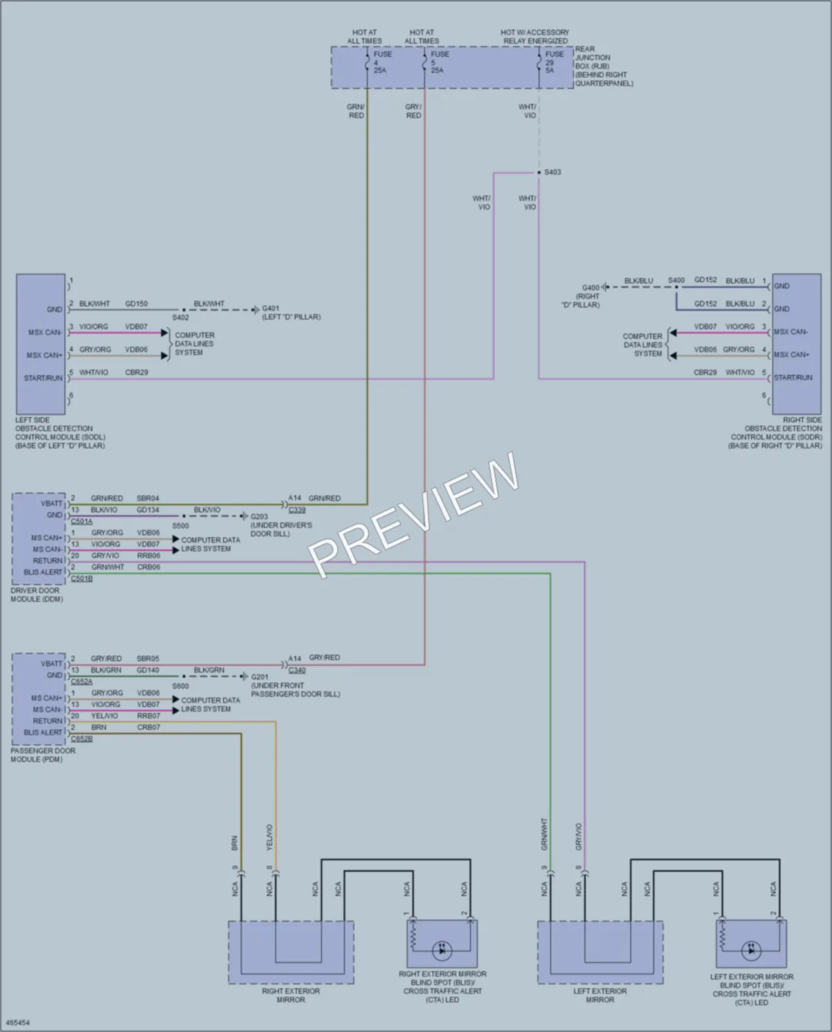 2015 Ford Escape Navigation wiring diagram preview