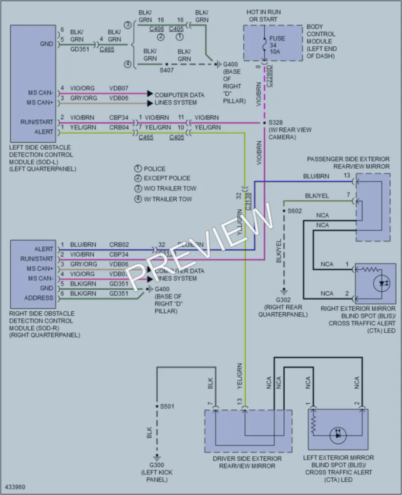 2015 Ford Explorer Navigation wiring diagram preview
