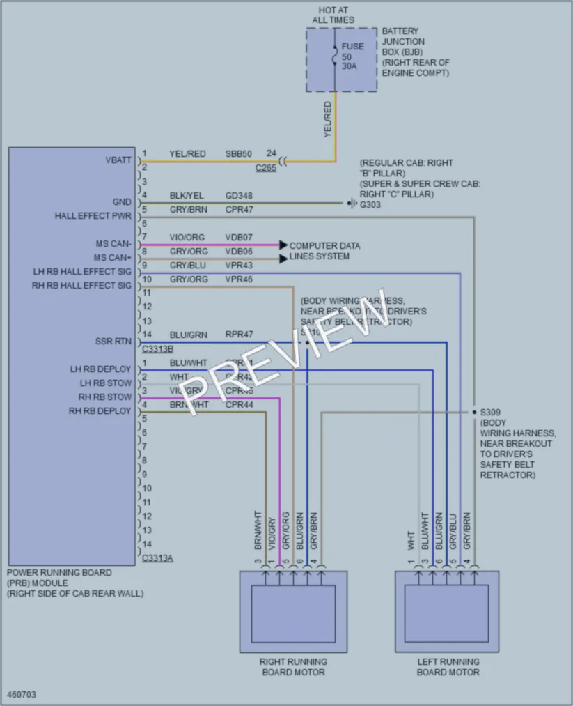 2015 Ford F150 Trunk Tailgate Fuel Door wiring diagram preview