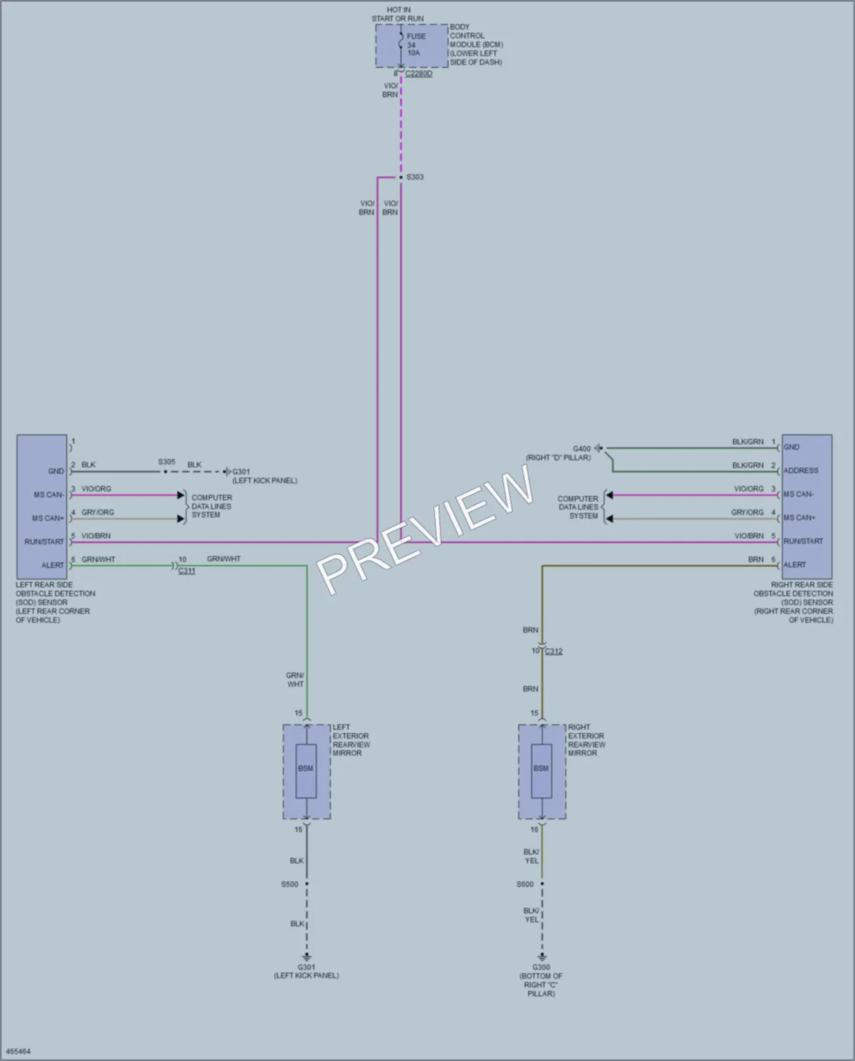 2015 Ford Flex Navigation wiring diagram preview