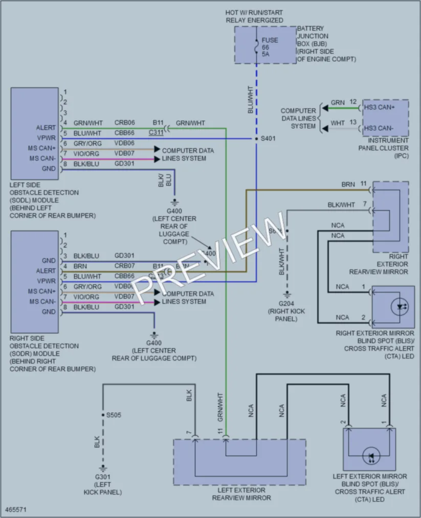 2015 Ford Mustang Navigation wiring diagram preview