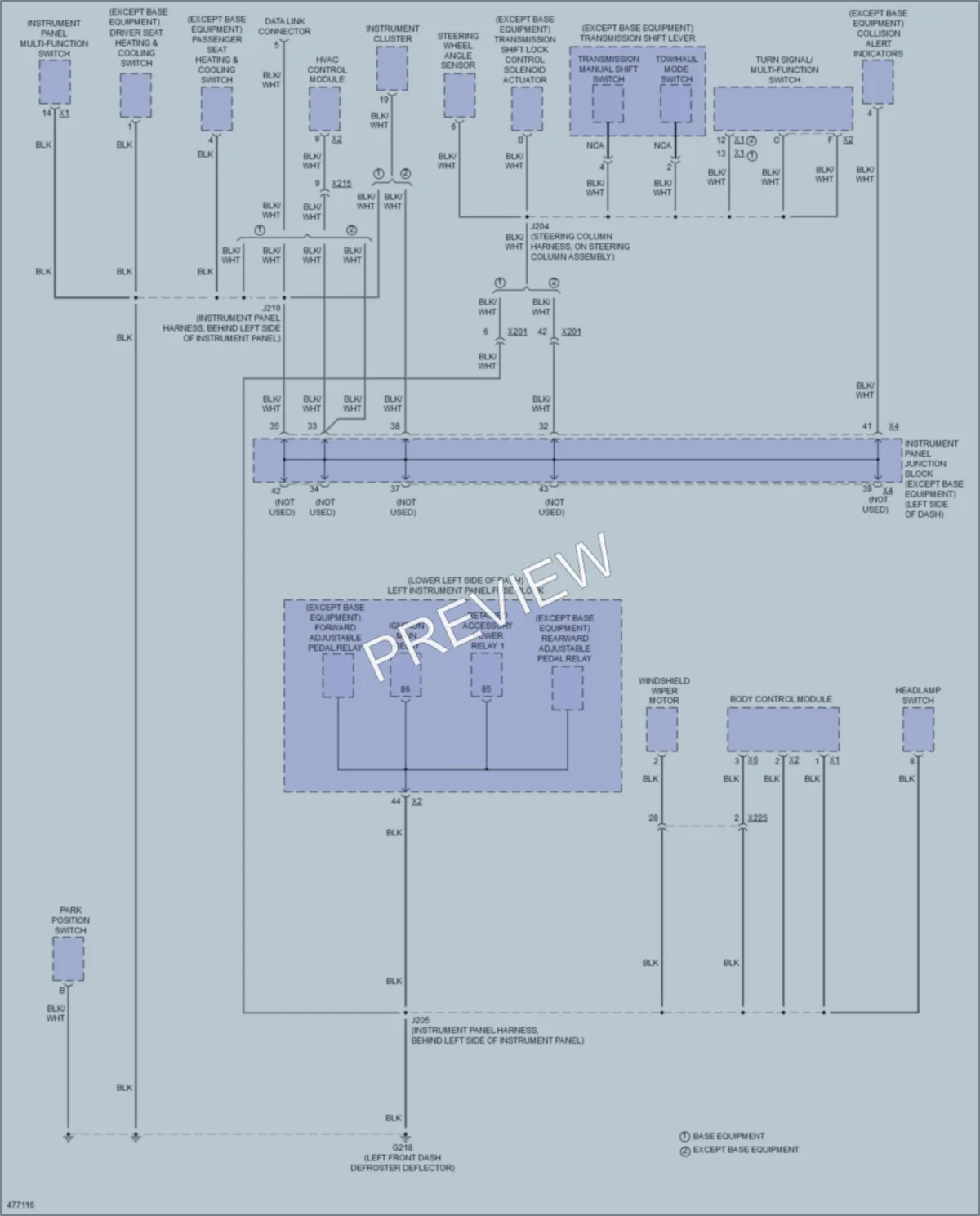 2015 GMC 1500Sierra Ground Distribution wiring diagram preview