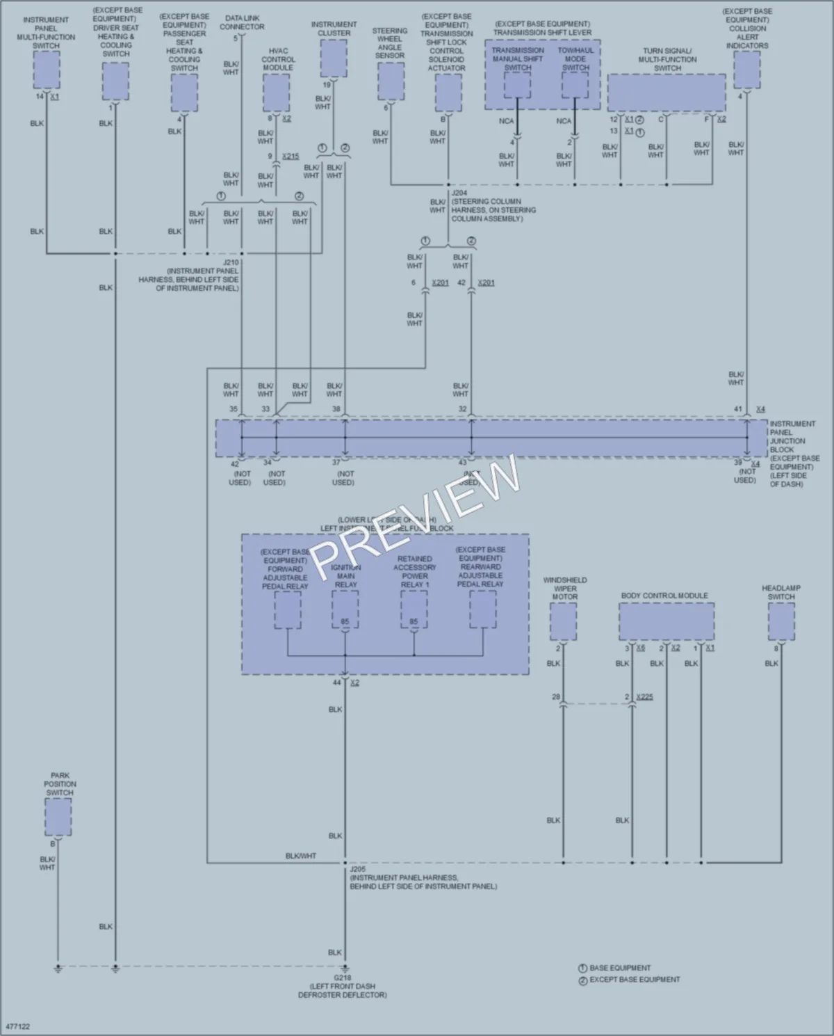 2015 GMC 2500HDSierra Ground Distribution wiring diagram preview