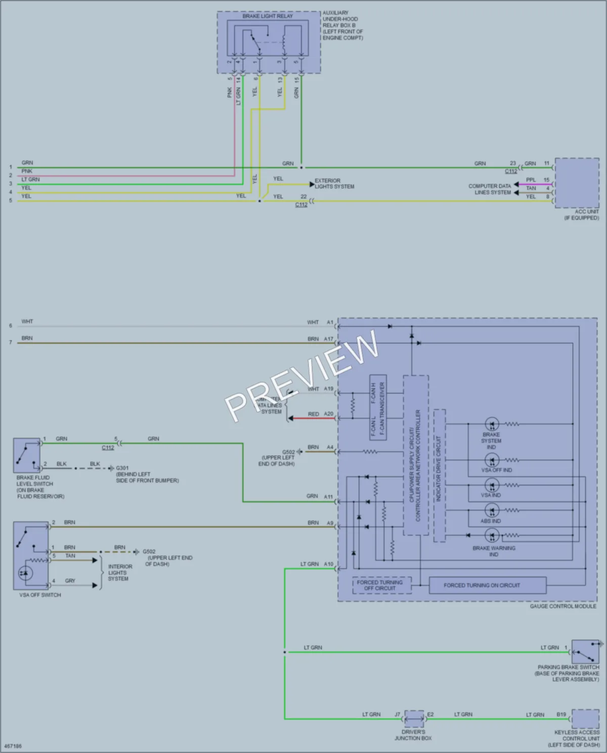 2015 Honda Accord Anti Lock Brakes wiring diagram preview