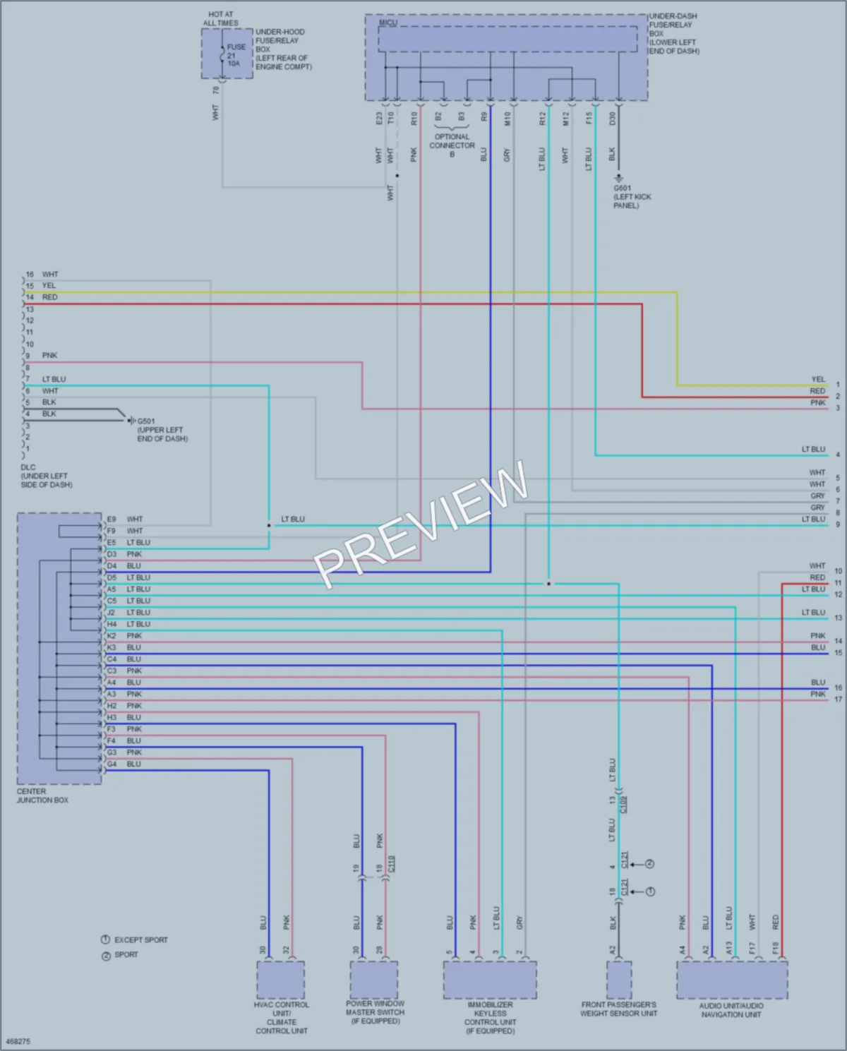 2015 Honda Accord Computer Data Lines wiring diagram preview
