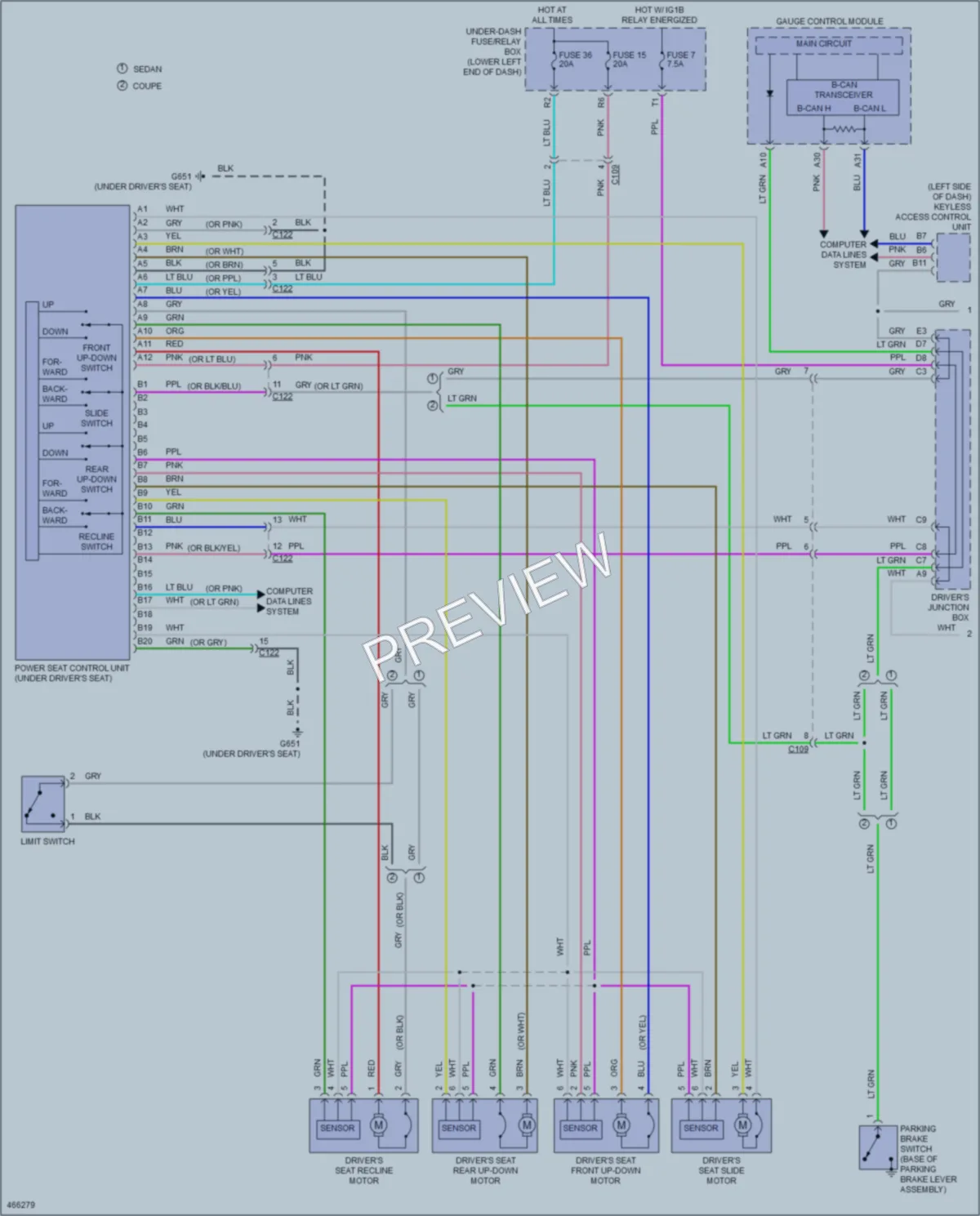 2015 Honda AccordHybrid Memory Systems wiring diagram preview