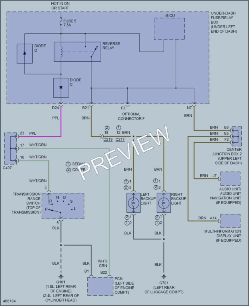 2015 Honda Civic Exterior Lights wiring diagram preview