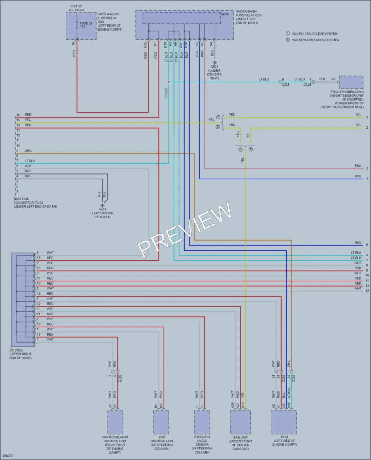 2015 Honda Fit Computer Data Lines wiring diagram preview