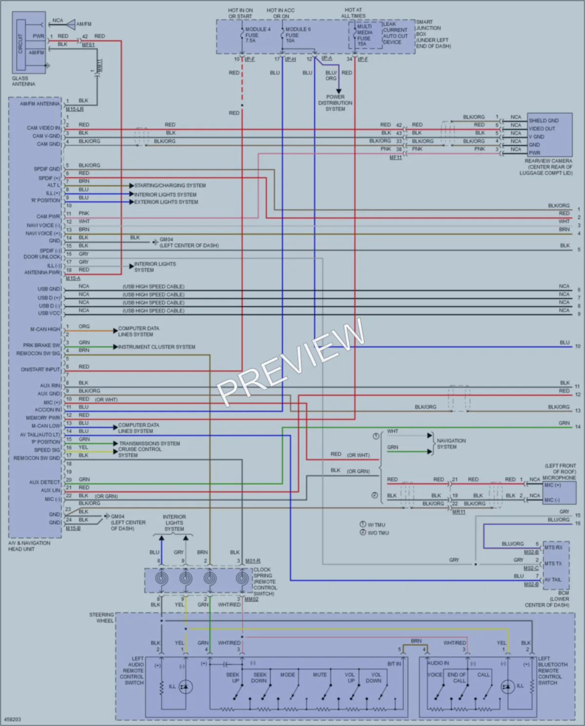 2015 Hyundai Elantra Radio wiring diagram preview