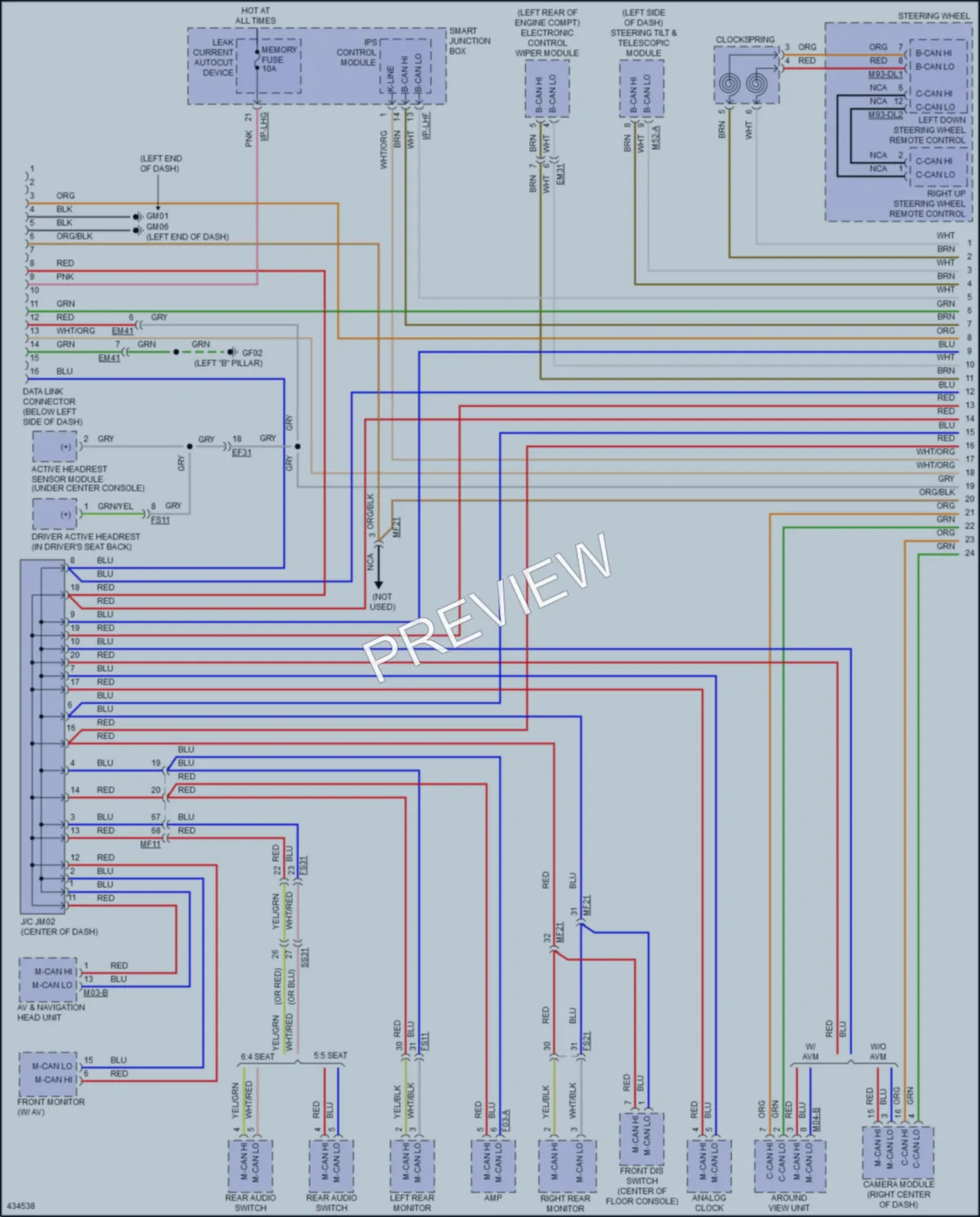 2015 Hyundai Equus Computer Data Lines wiring diagram preview