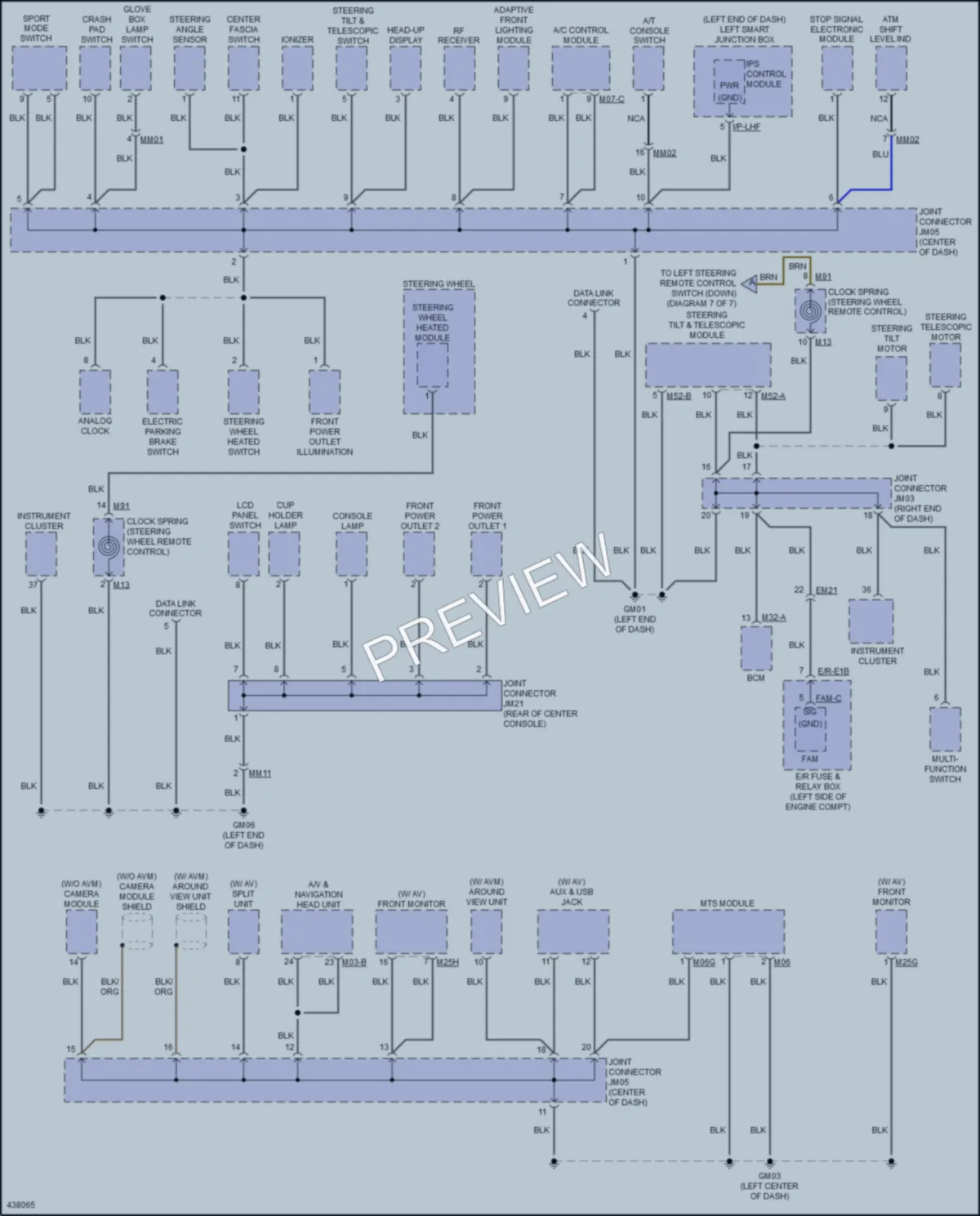 2015 Hyundai Equus Ground Distribution wiring diagram preview