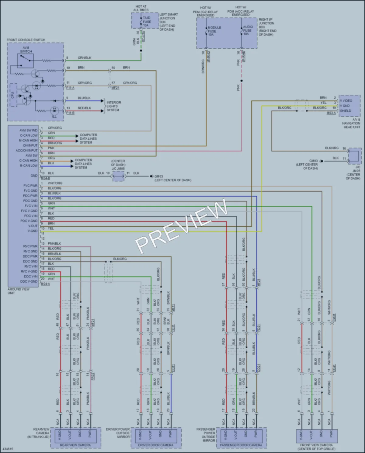 2015 Hyundai Equus Navigation wiring diagram preview