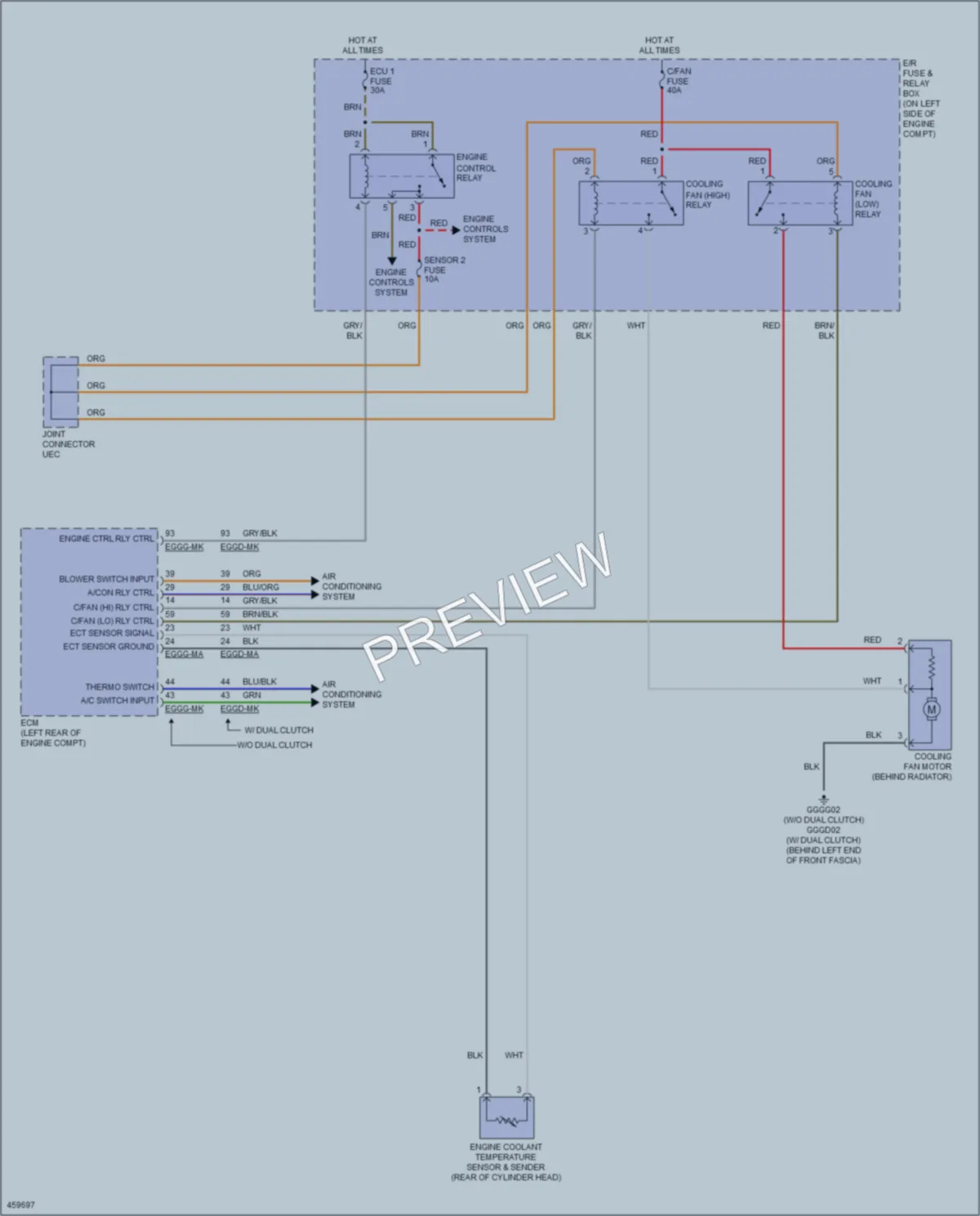 2015 Hyundai Veloster Cooling Fan wiring diagram preview