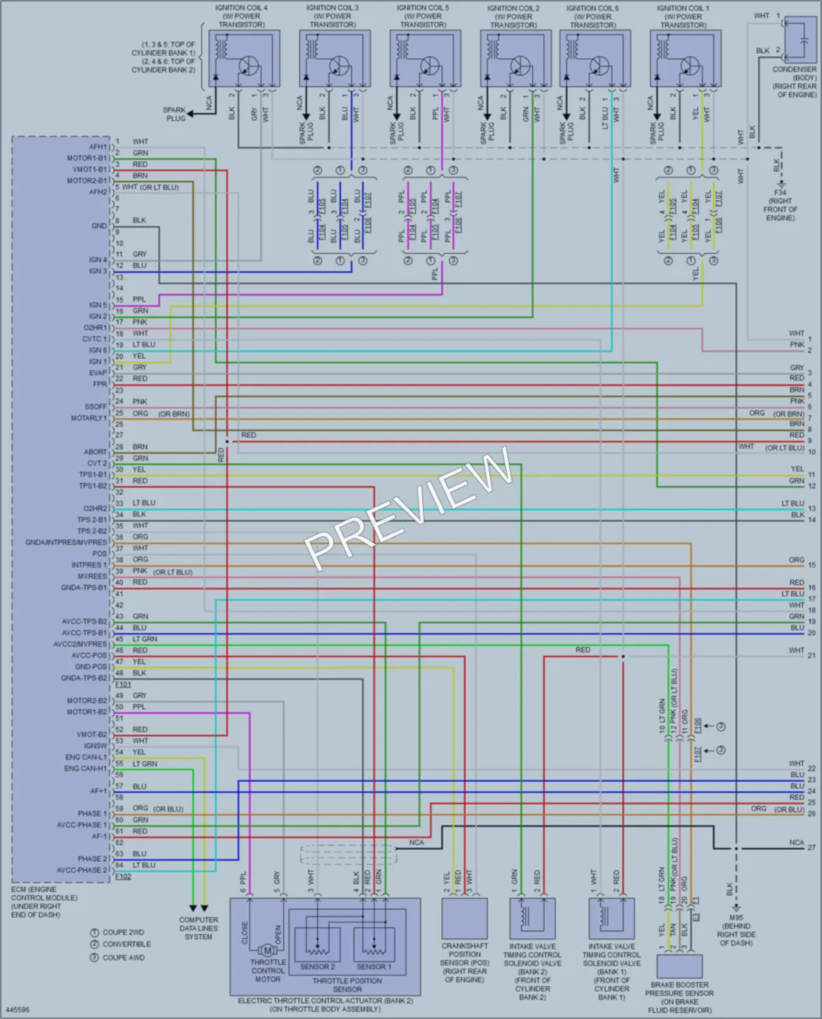 2015 Infiniti Q60 Engine Performance wiring diagram preview