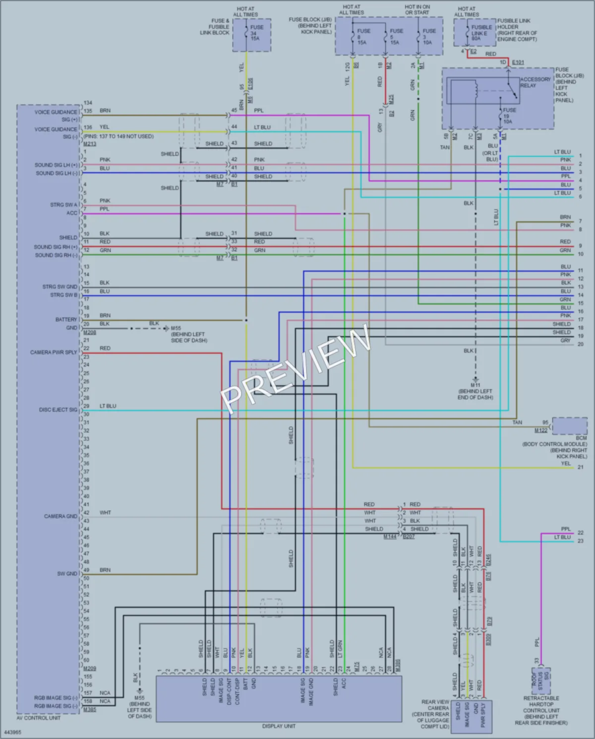 2015 Infiniti Q60 Navigation wiring diagram preview