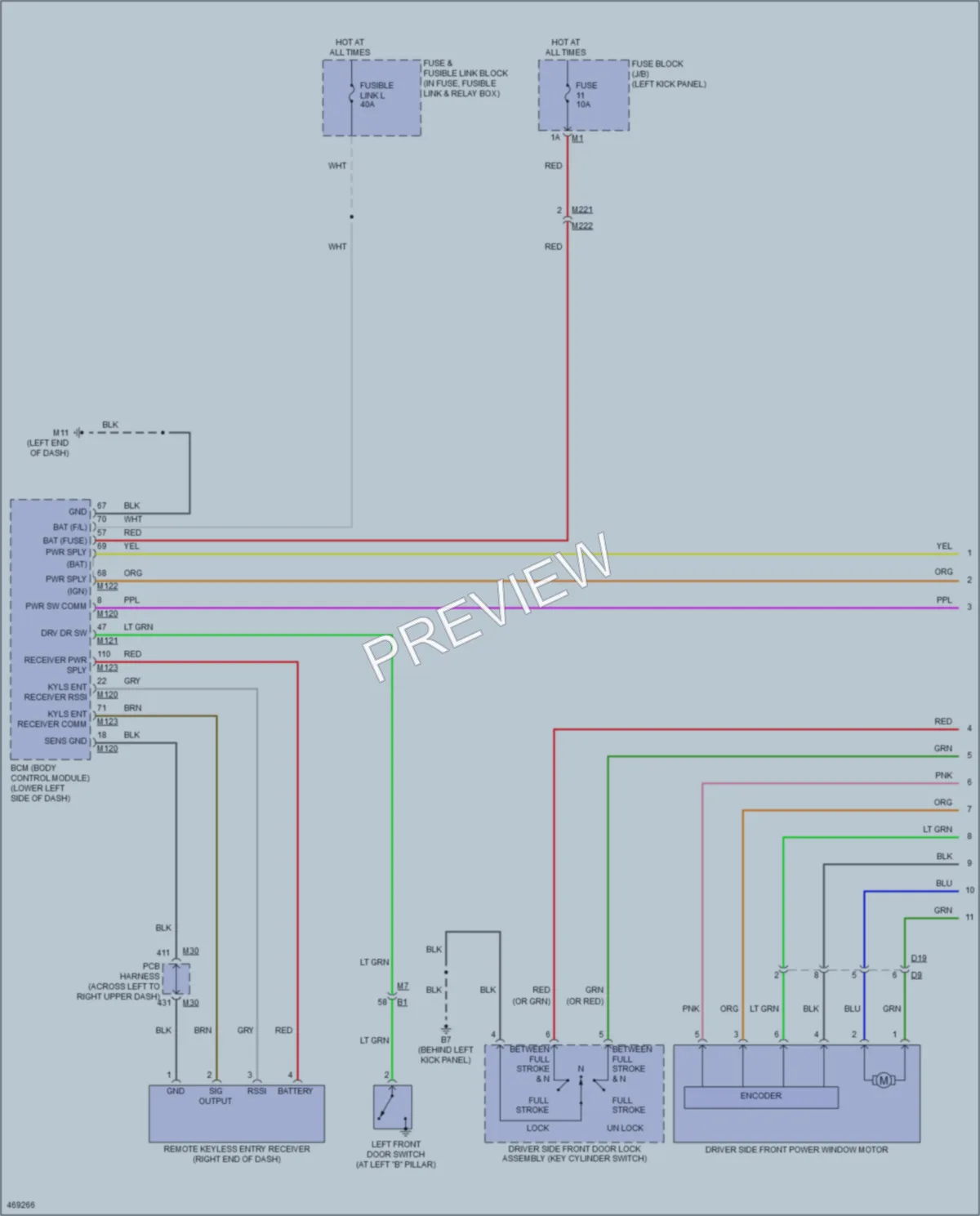 2015 Infiniti Q70 Power Windows wiring diagram preview